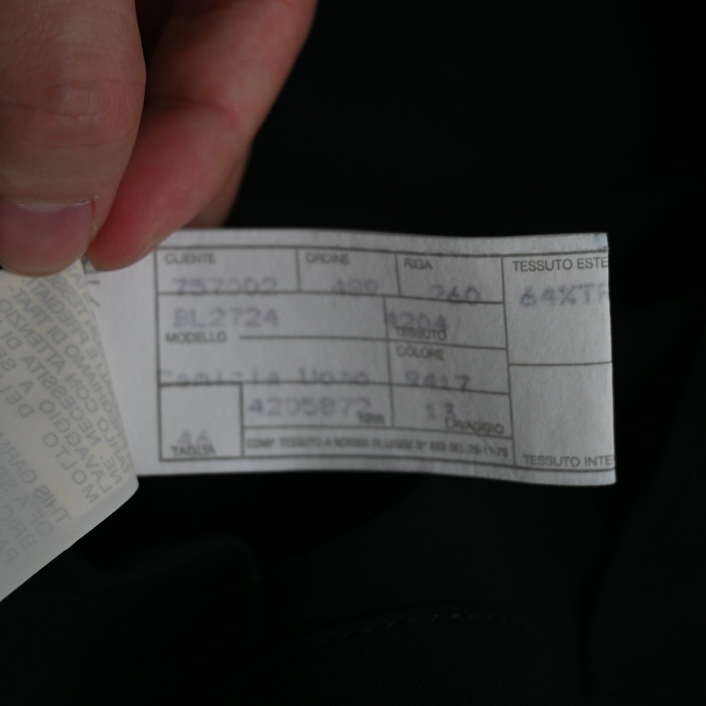 1990s giorgio armani polyester blouson 46