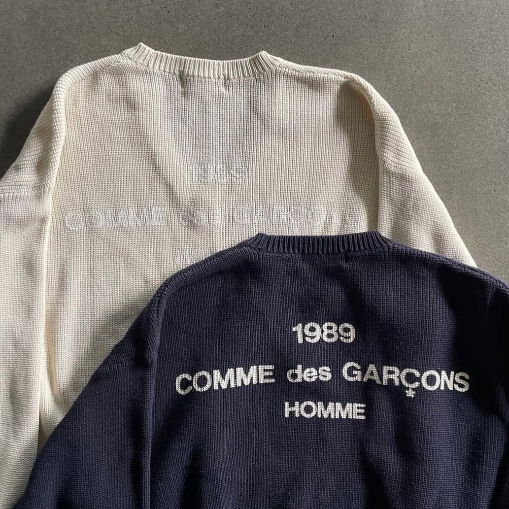 1988aw comme des garcons big logo kint L