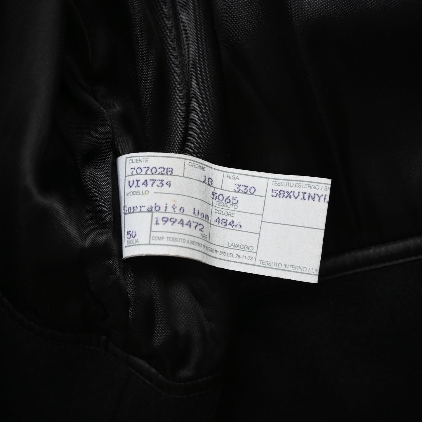 1996aw emporio armani vinylon long coat 50