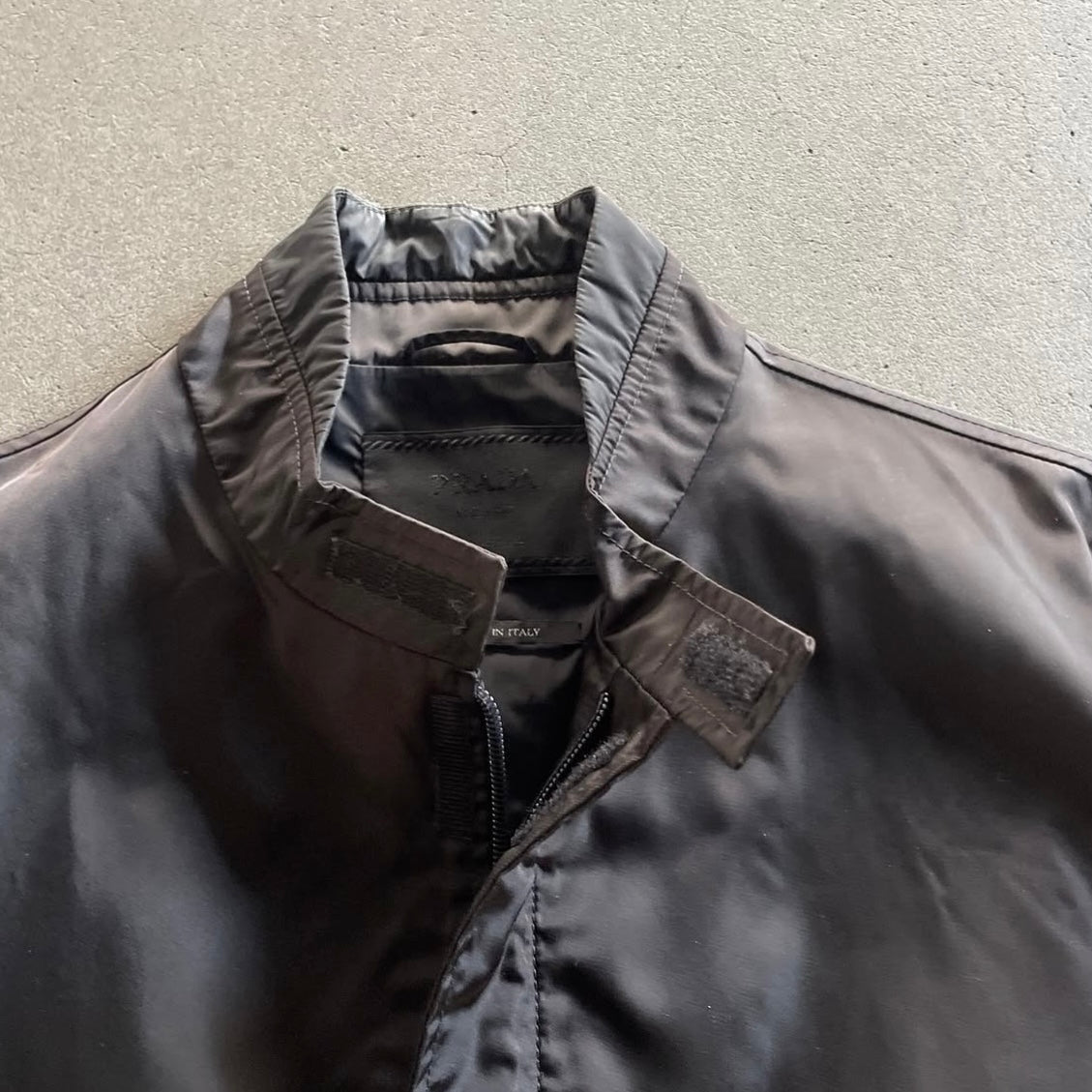 1998aw prada half neck nylon jacket XL