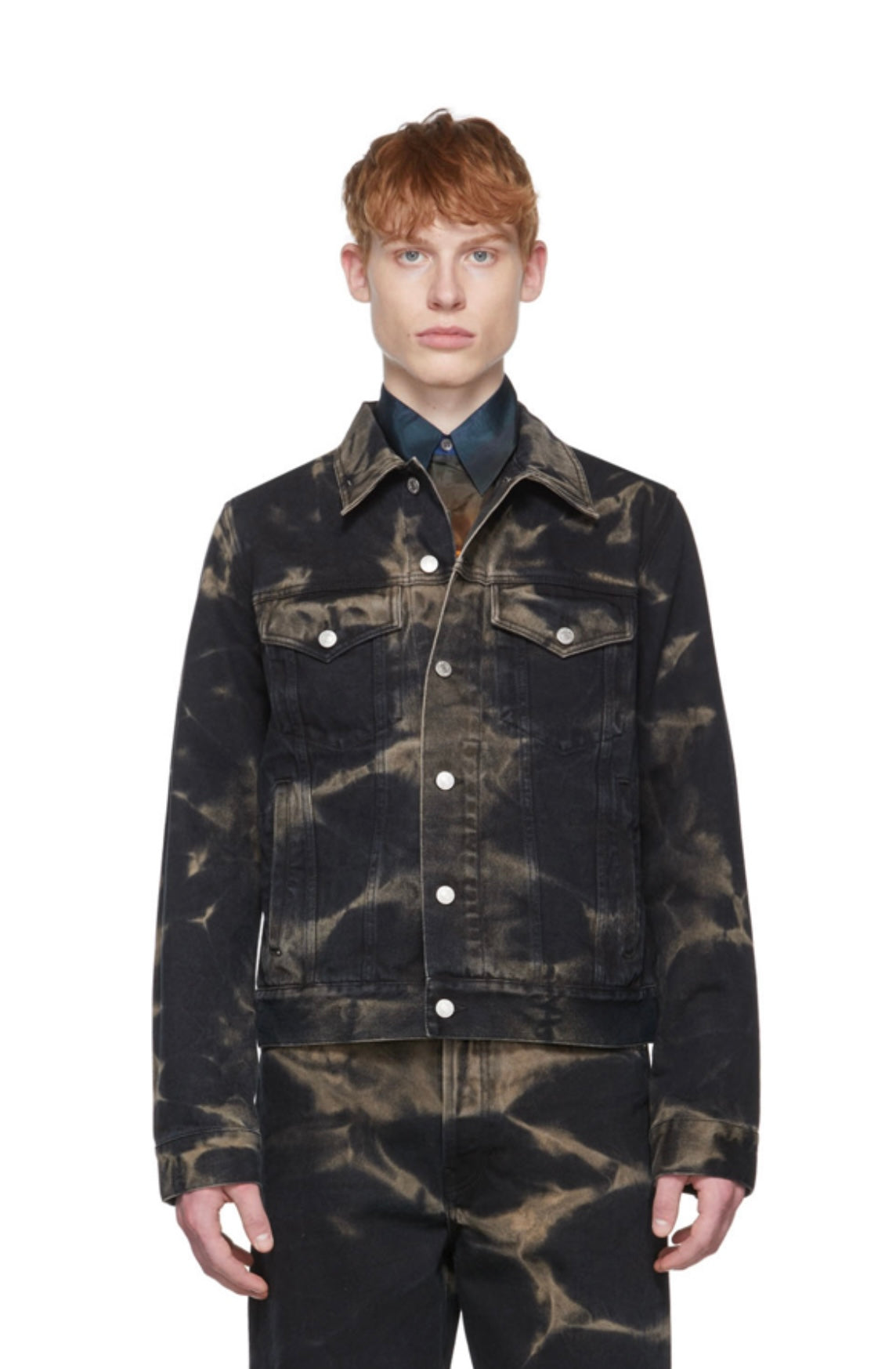 2022ss dries van noten breached denim jacket L