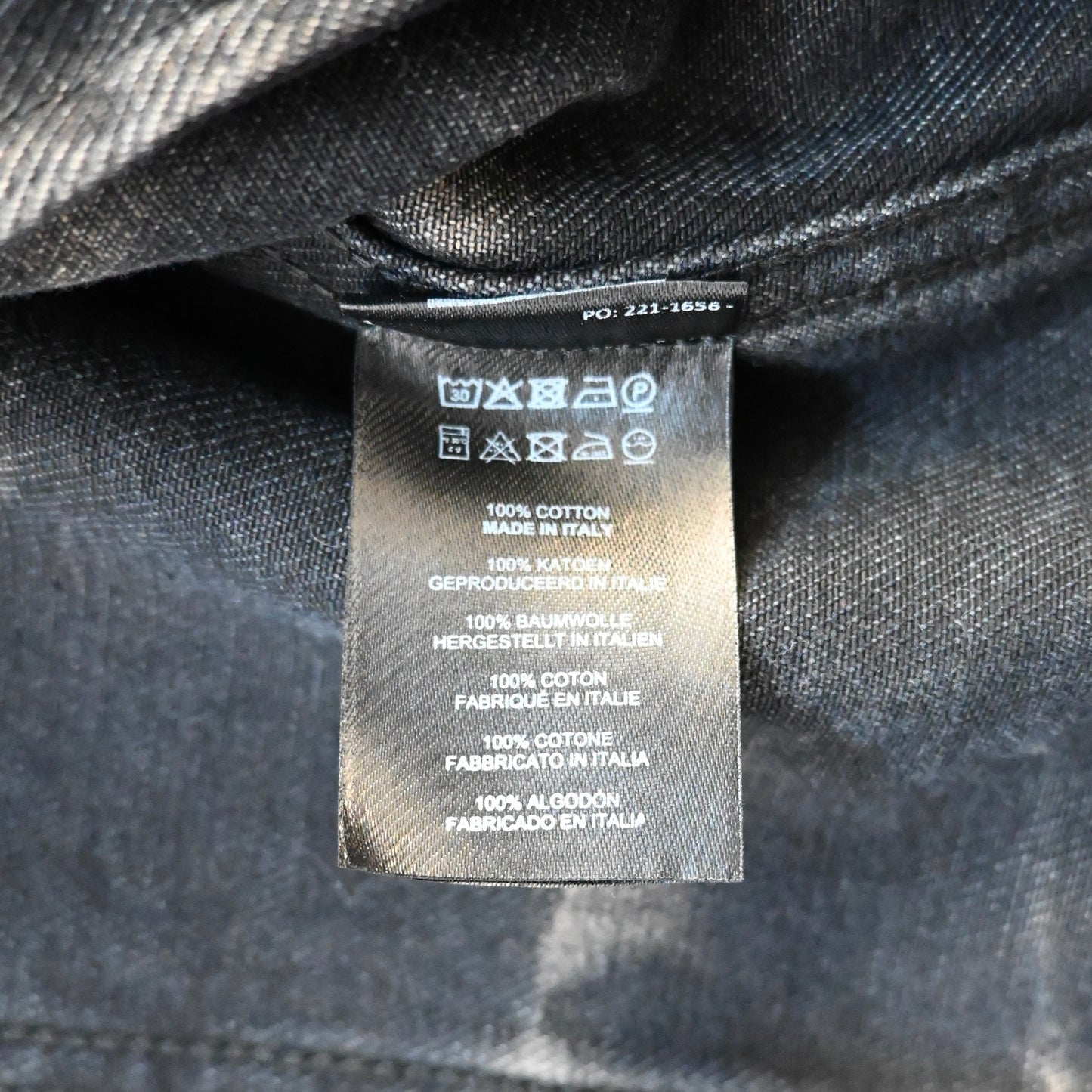 2022ss dries van noten breached denim jacket L