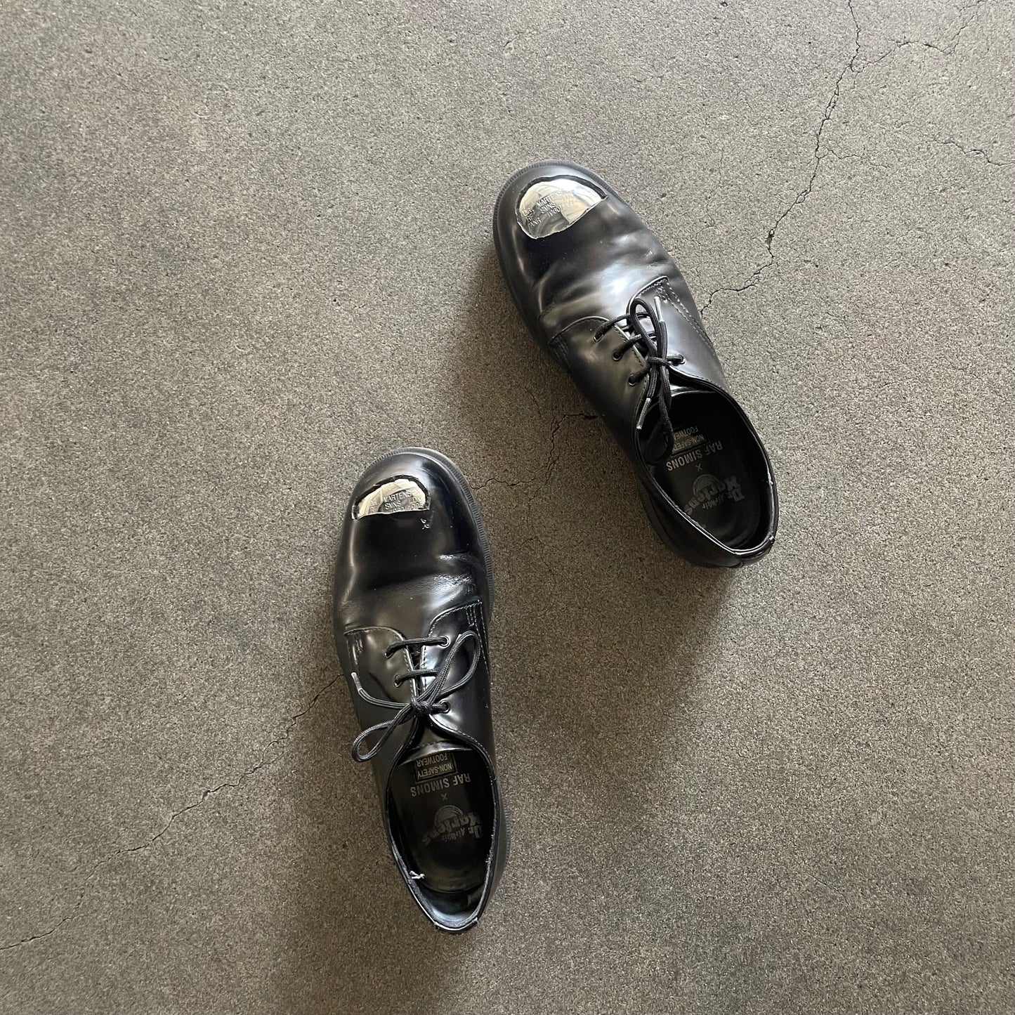 2019aw raf simons Dr. Martens Exposed Steel Toe Shoes 44