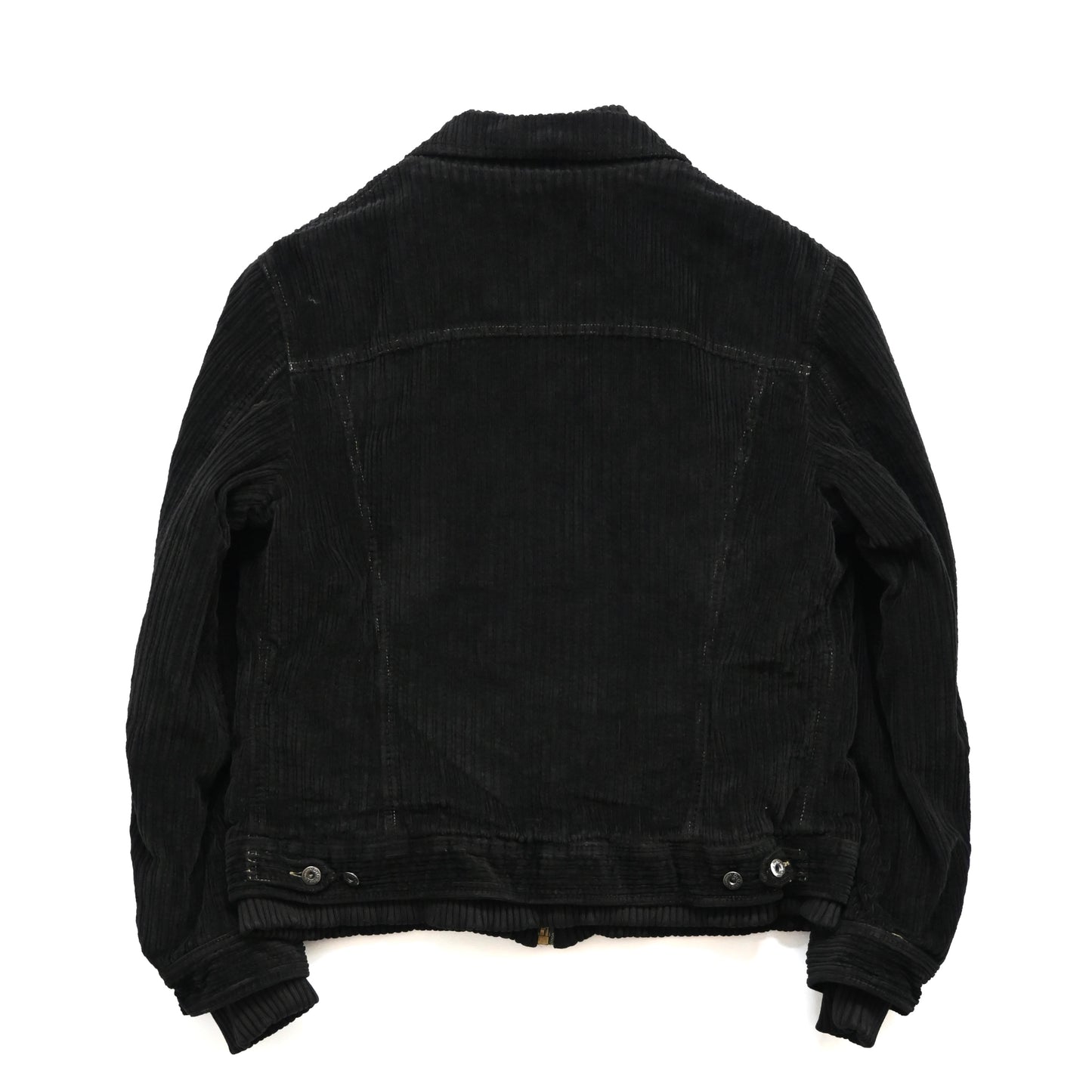 2000s dolce&gabbana corduroy layered jacket 54