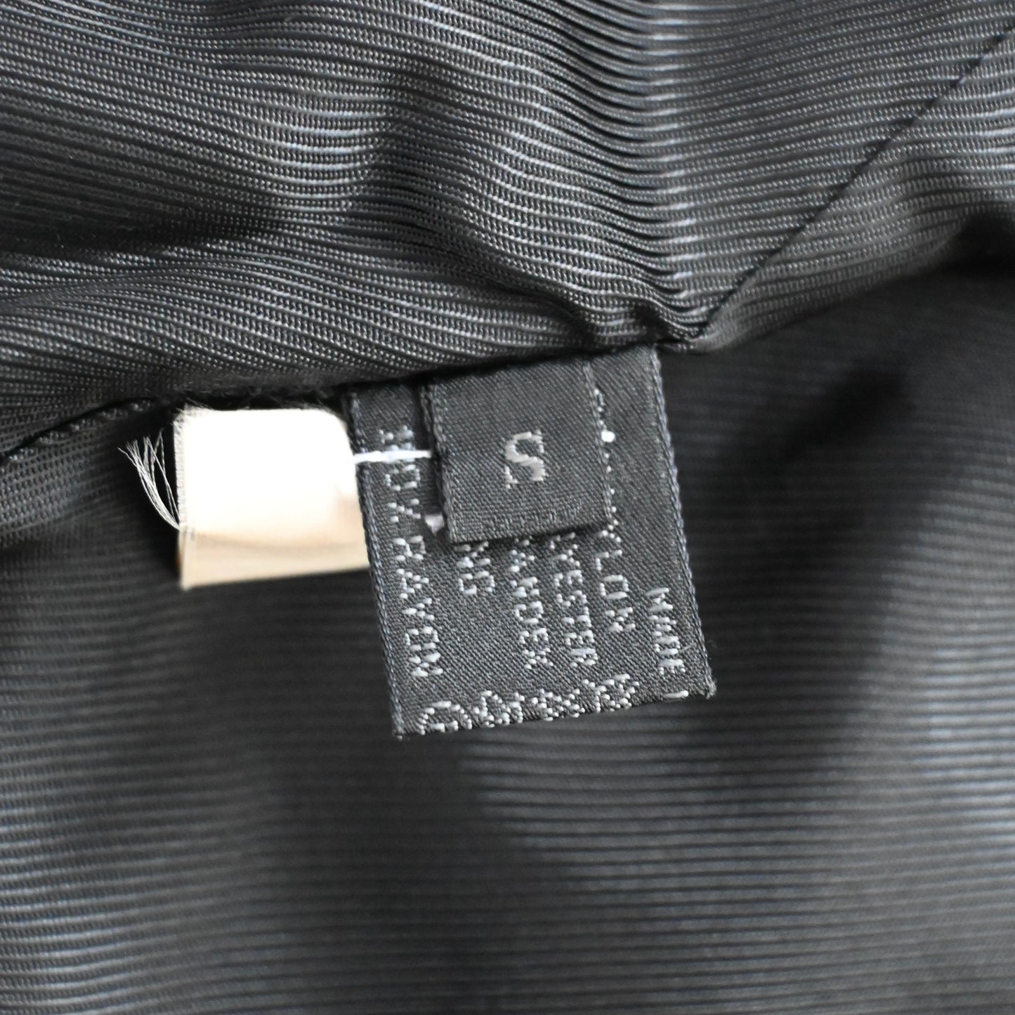 1998aw prada nylon chesterfield coat S
