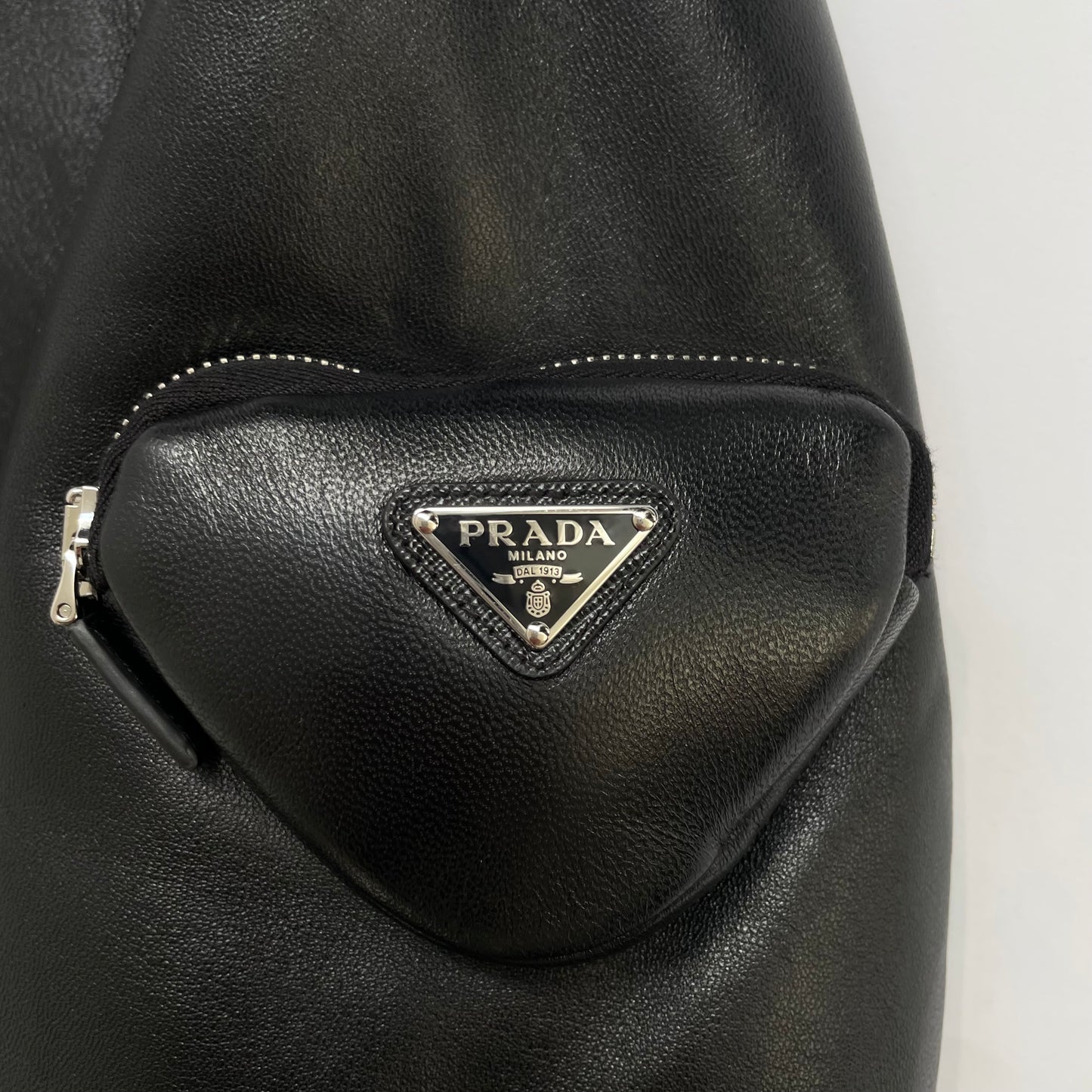 2021aw prada nappa leather bomber jacket 50 by raf simons
