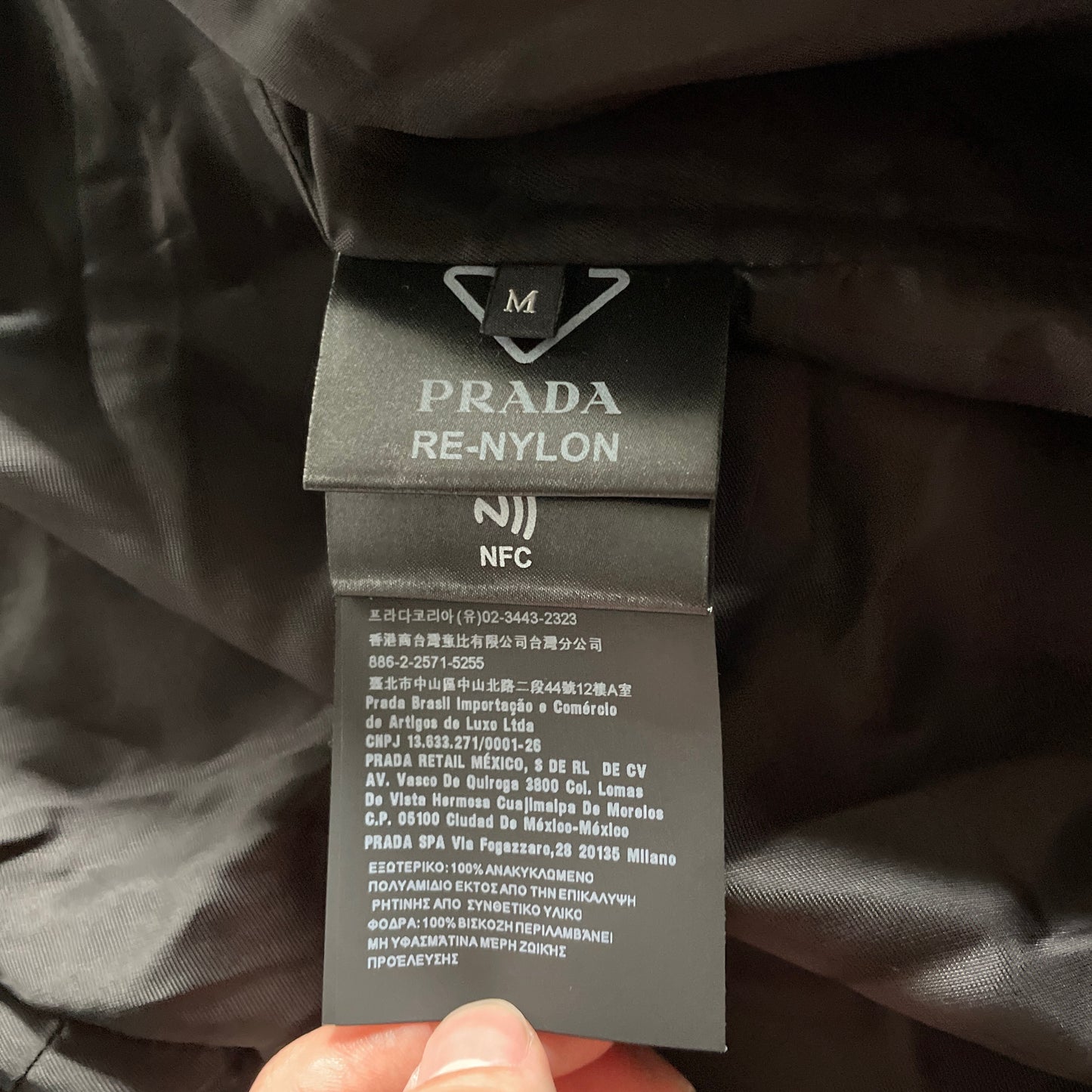 2021ss prada re nylon rain coat M by raf simons