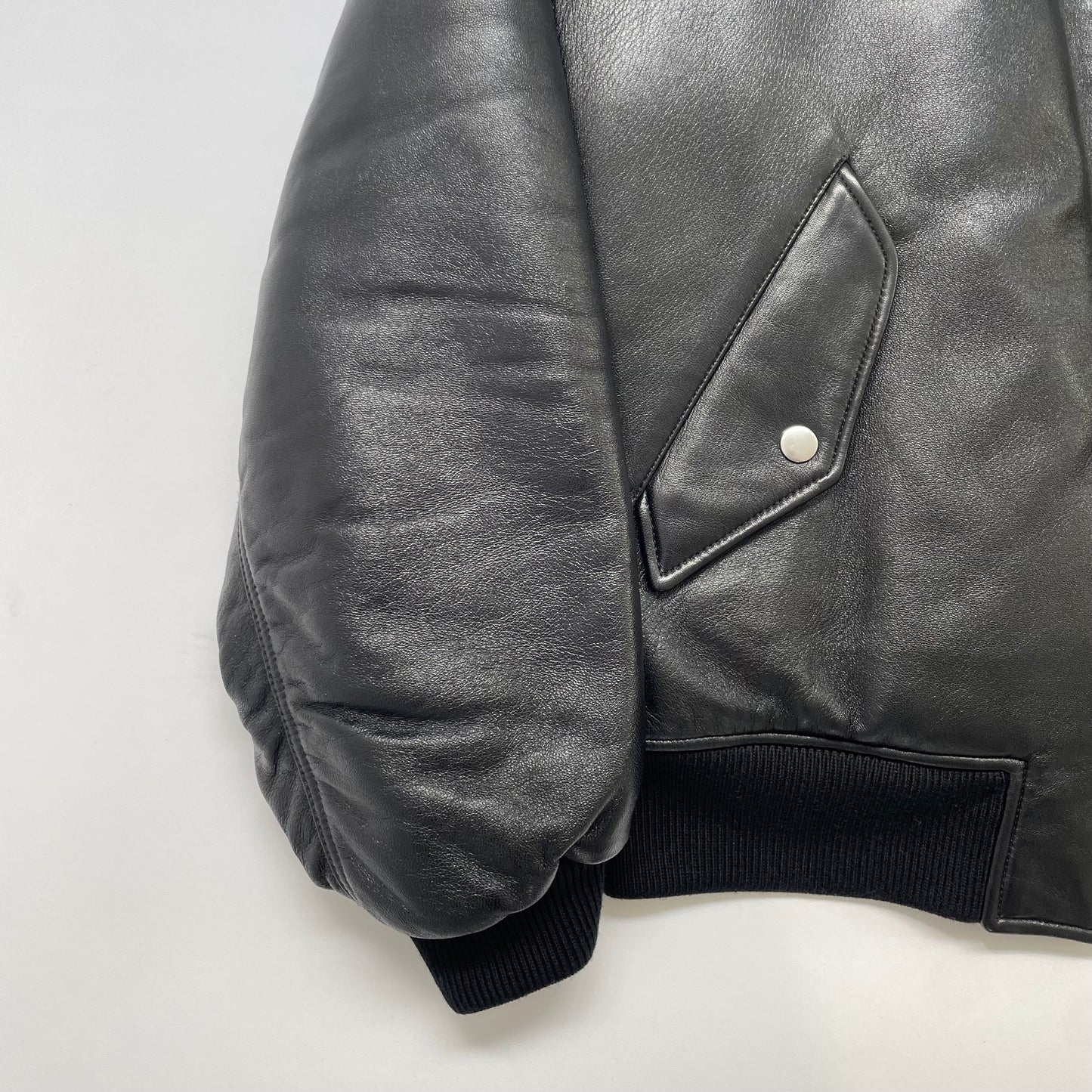 2021aw prada nappa leather bomber jacket 50 by raf simons