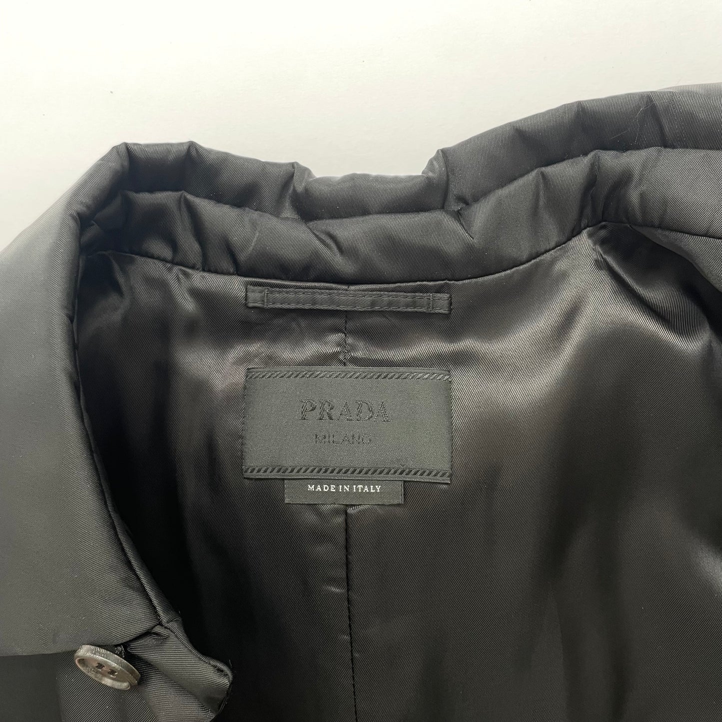 2021aw prada spg891 re nylon long coat L by raf simons