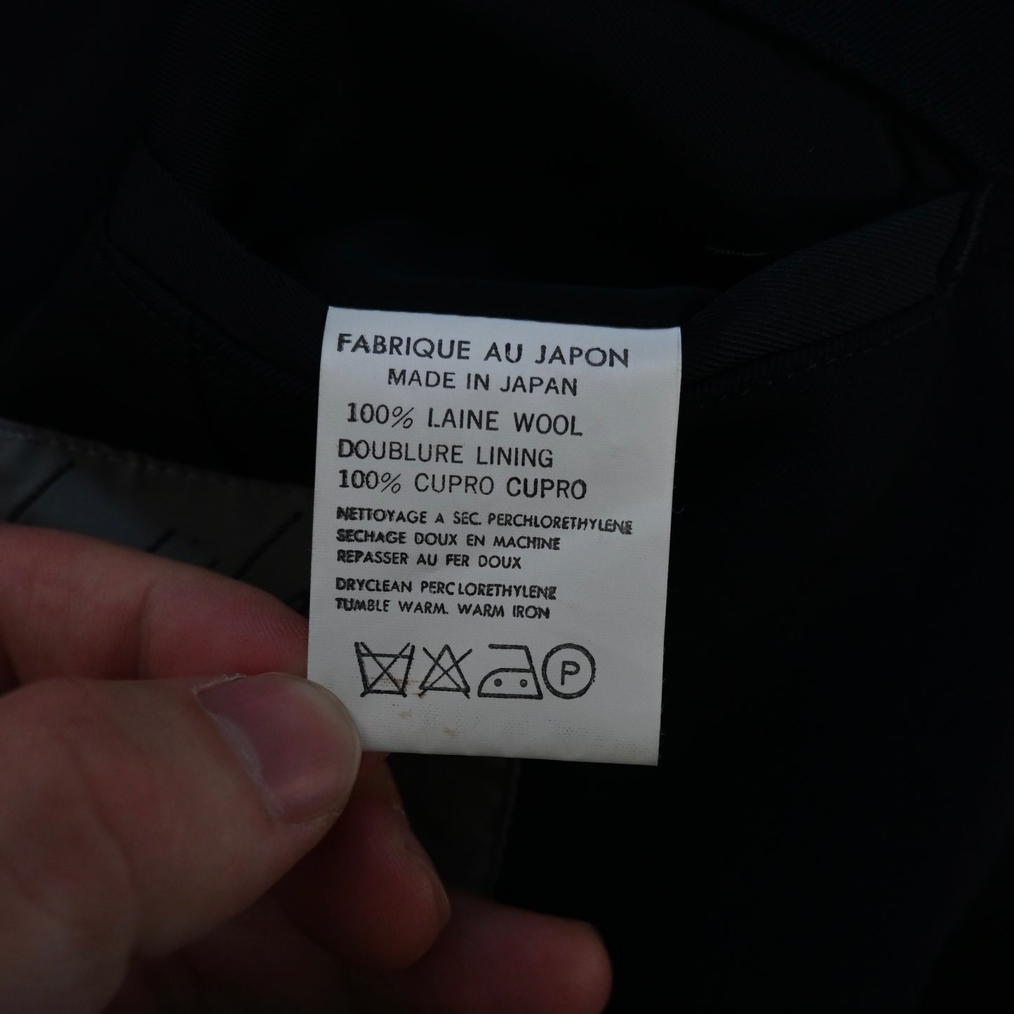 1988aw yohji yamamoto pour homme wool long coat S