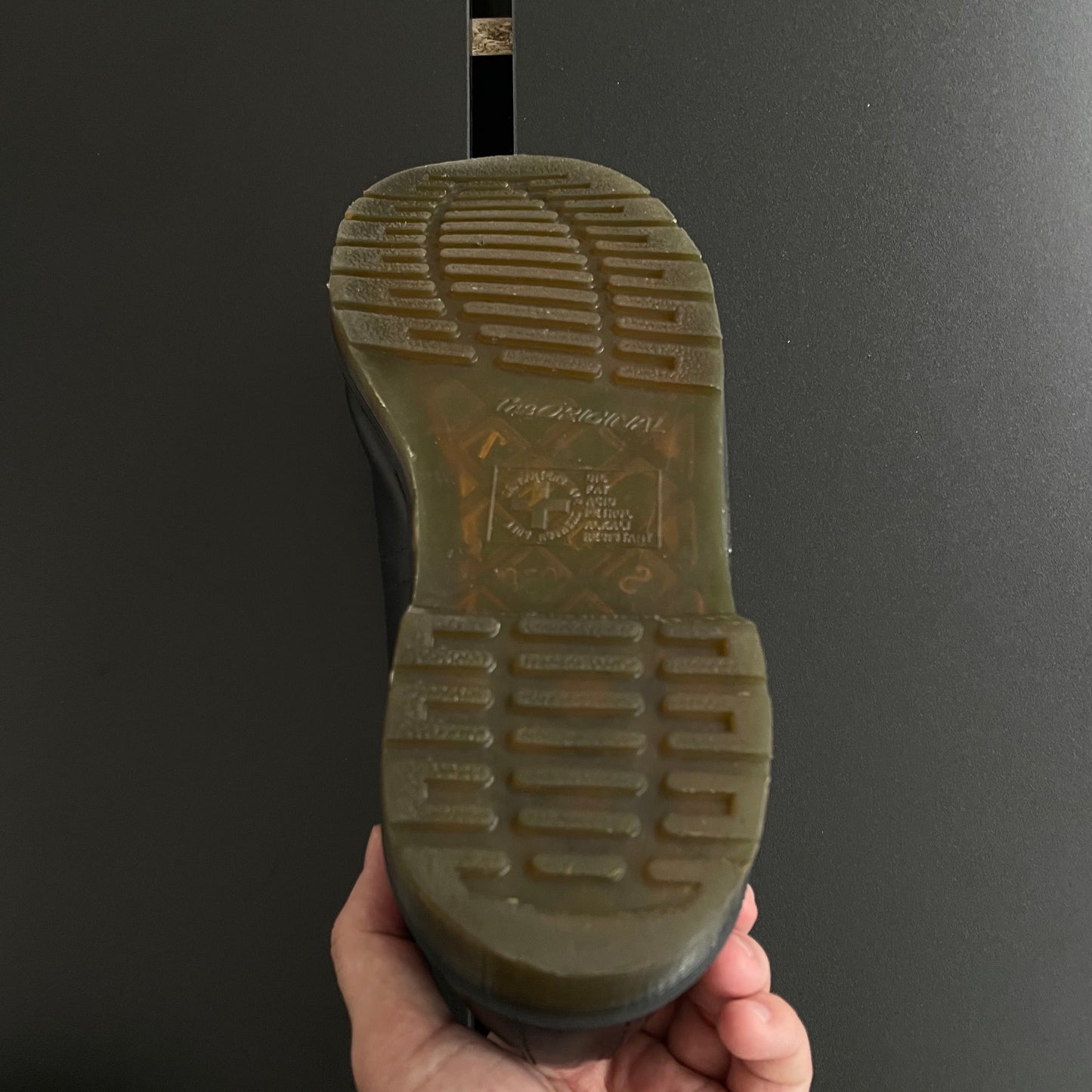 2019aw raf simons Dr. Martens Exposed Steel Toe Shoes 41