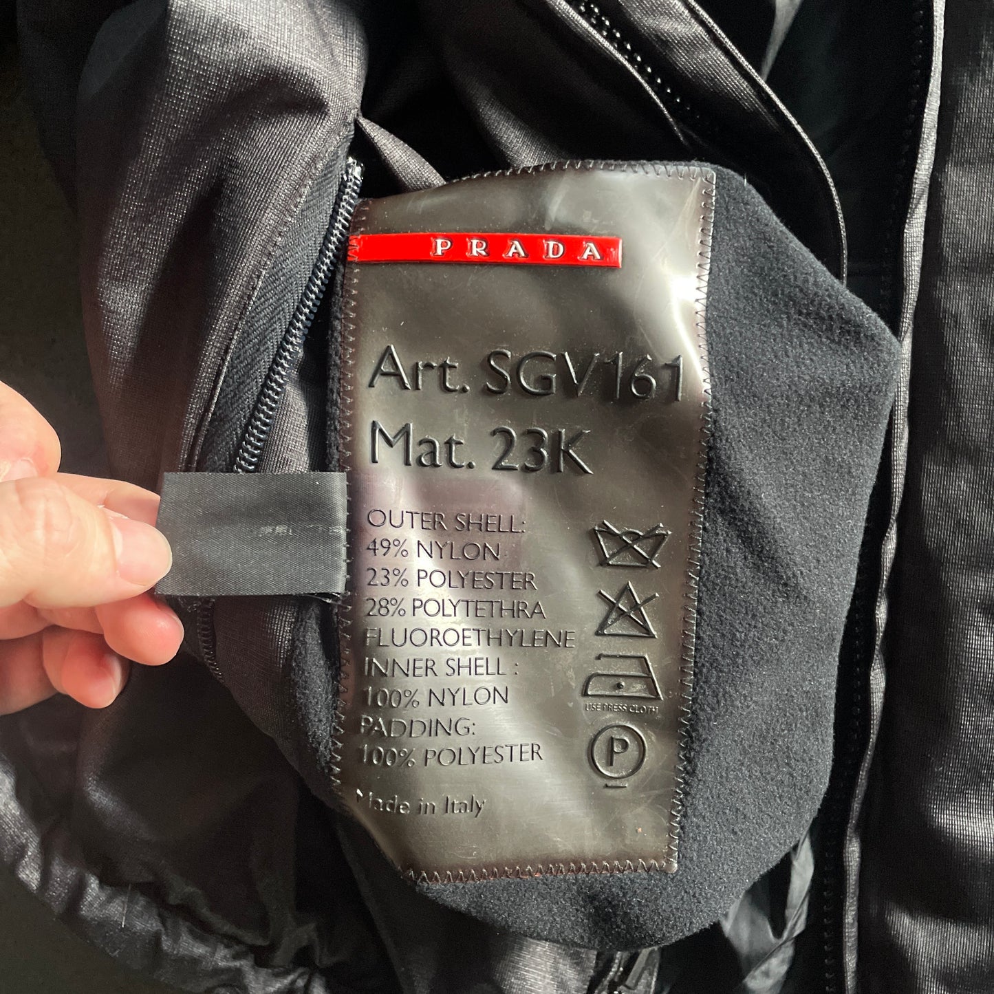 1999aw prada reversible nylon down jacket 48