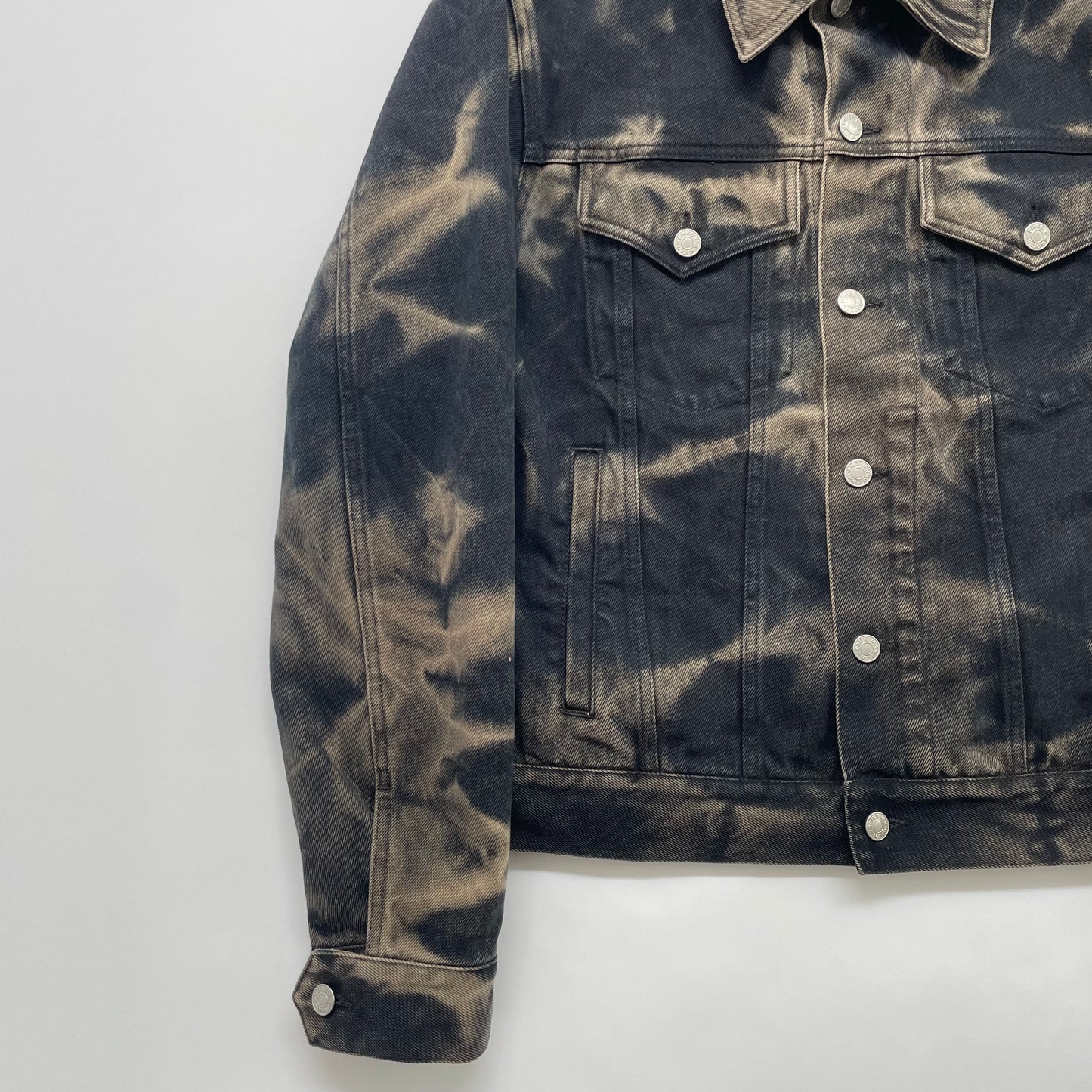 2022ss dries van noten breached denim jacket L