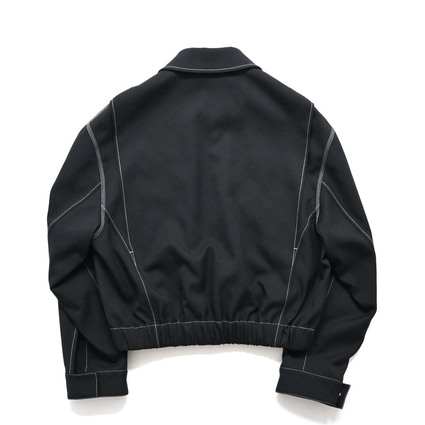2025ss jil sander contrast stitching twill jacket 46
