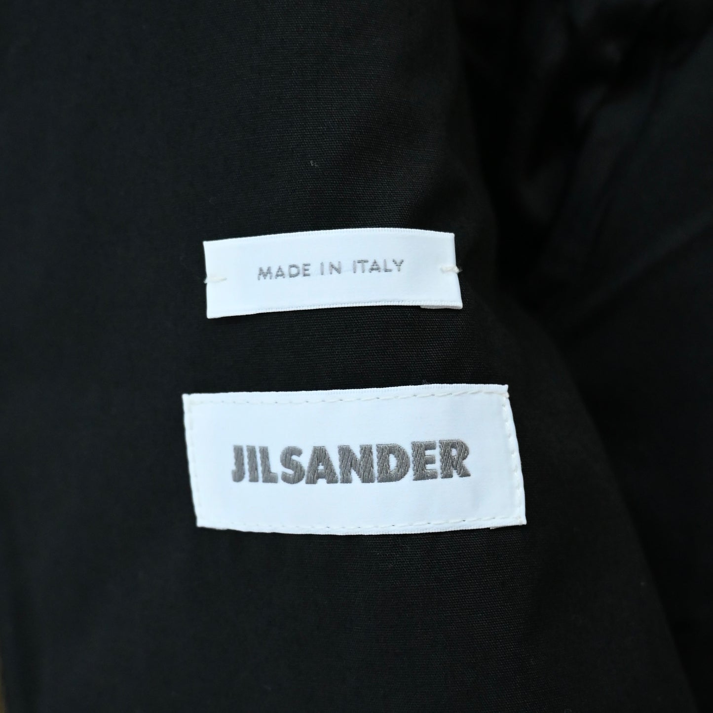 2017aw jil sander polyester stand collar blouson 48