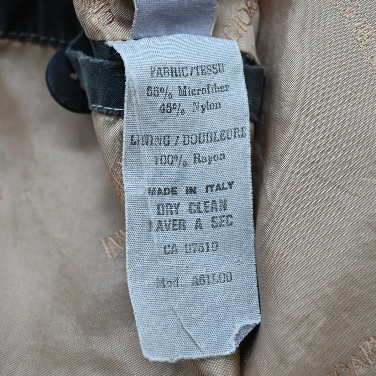 1993aw giorgio armani microfiber nylon blouson M