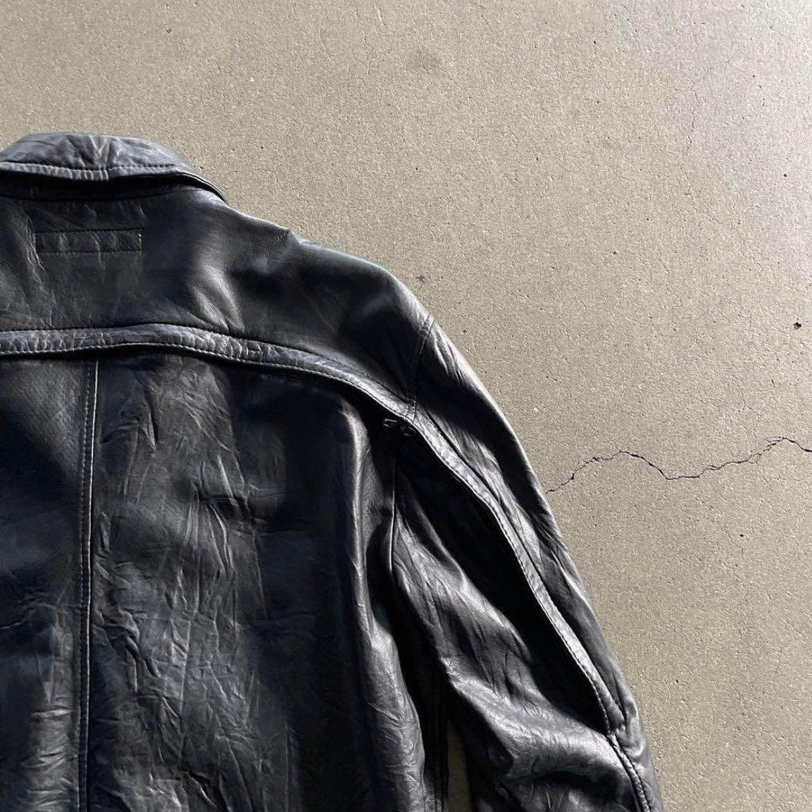 2005aw comme des garcons shirt leather jacket M