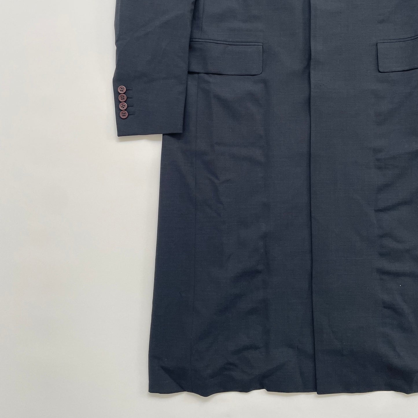 1998ss versace wool long coat 48