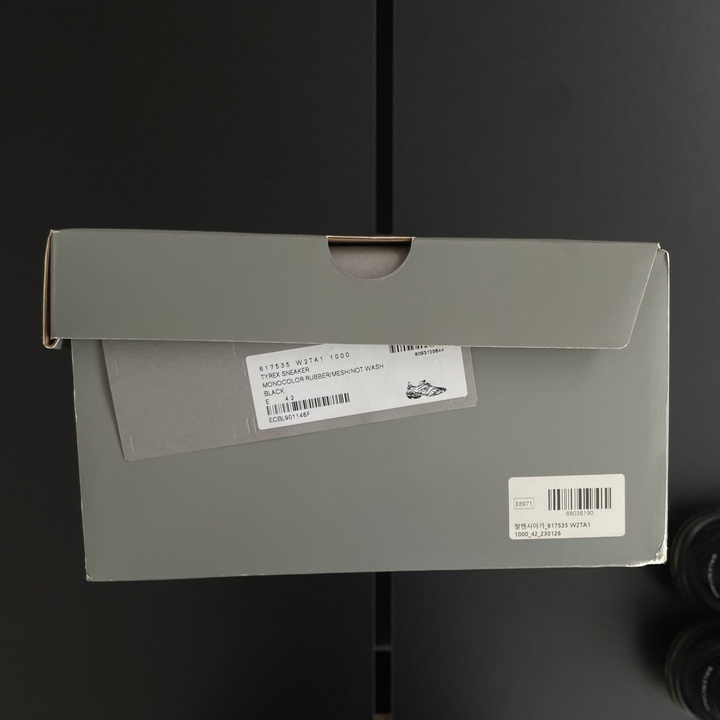 2020ss balenciaga tyrex low sneaker 42