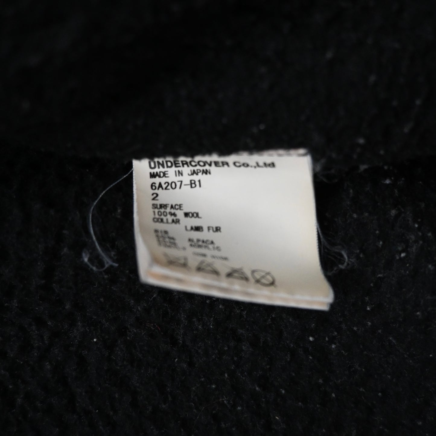 2006aw undercover arts&crafts fur docking wool blouson 2