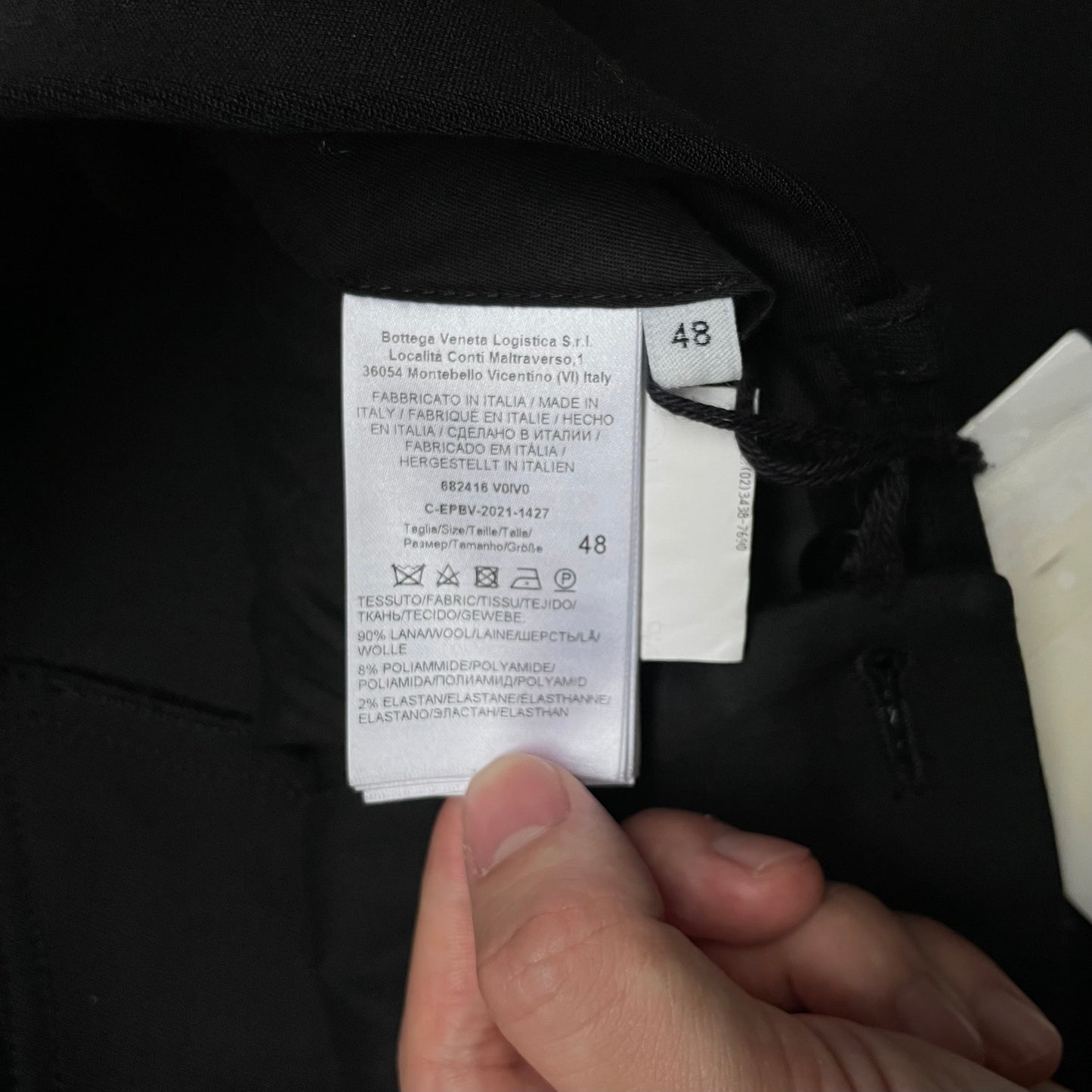 2021aw bottega veneta wool cavalry cargo 48 by Daniel Lee