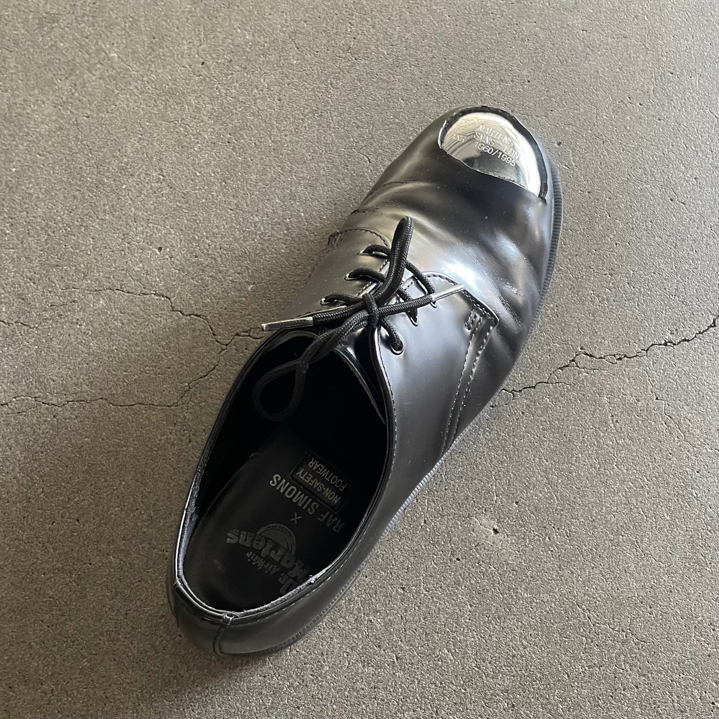 2019aw raf simons Dr. Martens Exposed Steel Toe Shoes 44