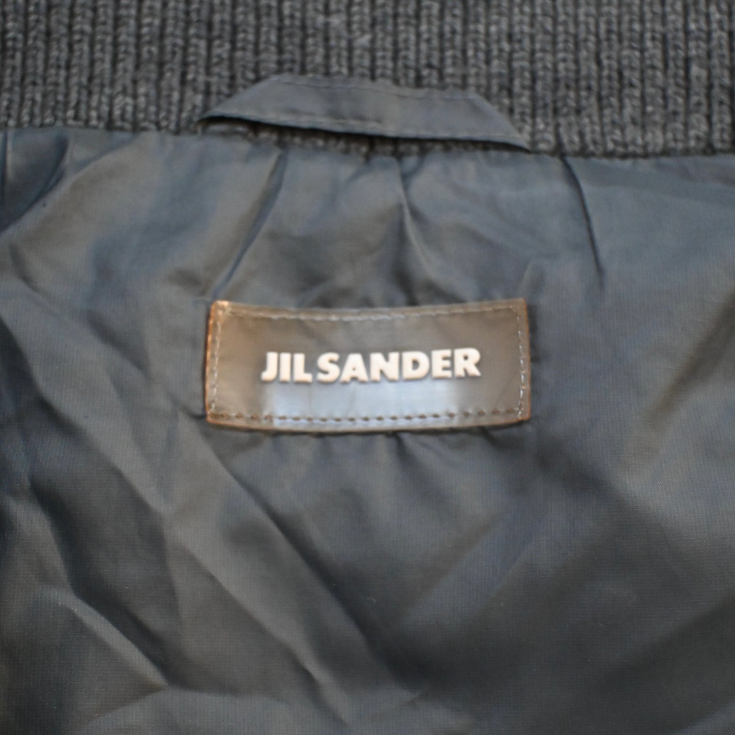 2000s jil sander kint docking nylon down jacket 48