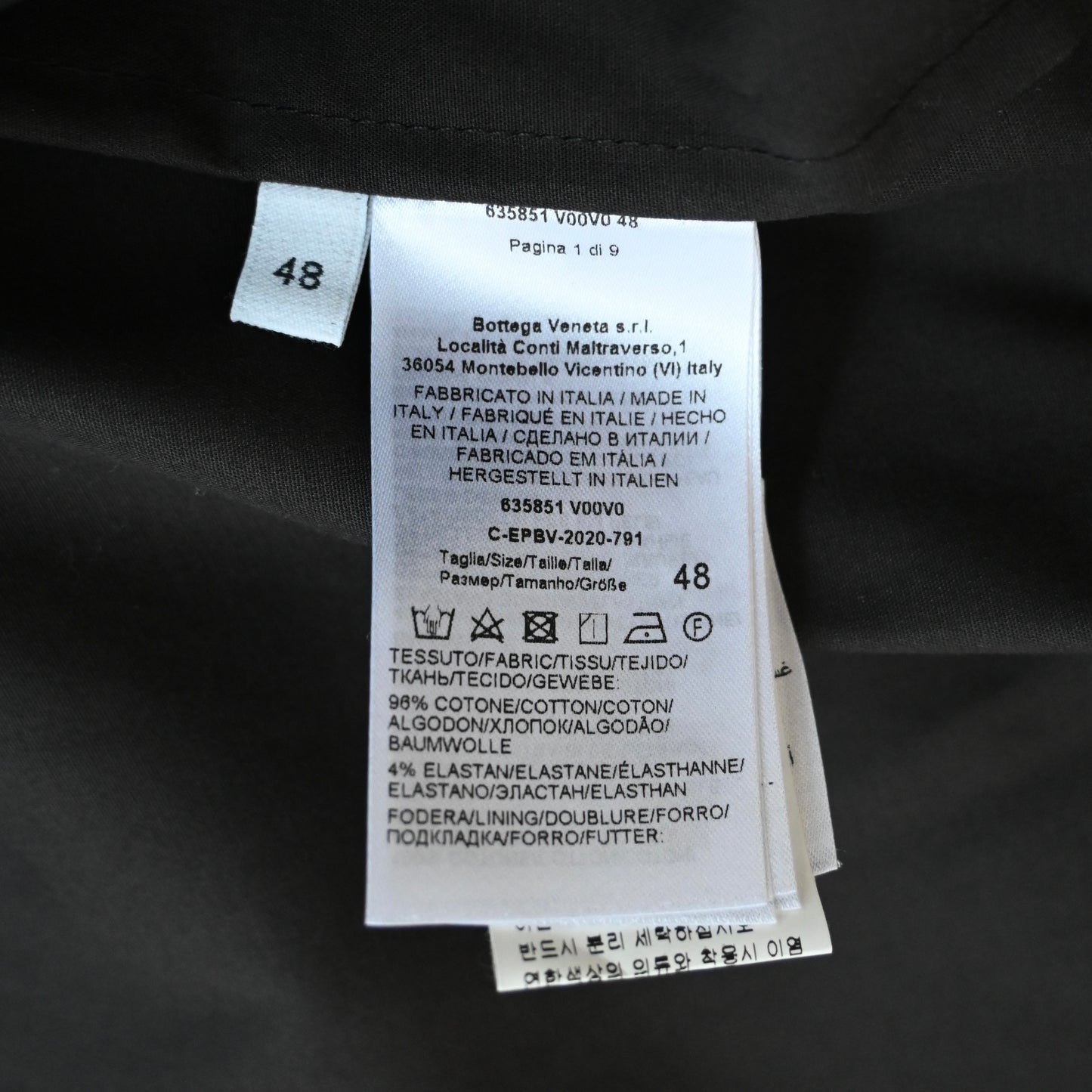 2020aw bottega veneta cotton trench coat 48 by Daniel Lee