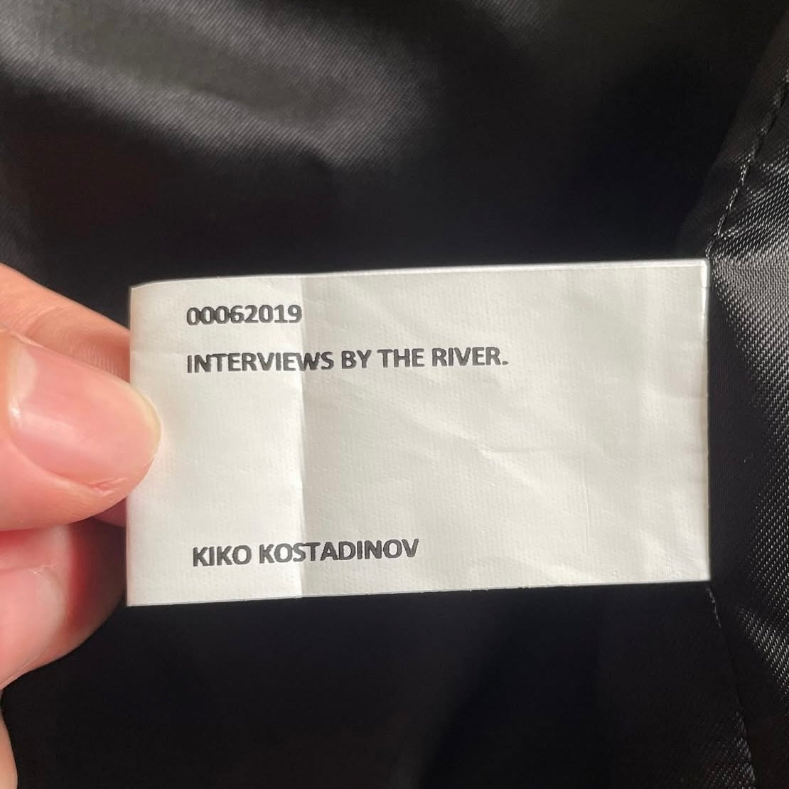 2019ss kiko kostadinov cocoon fire coat
S