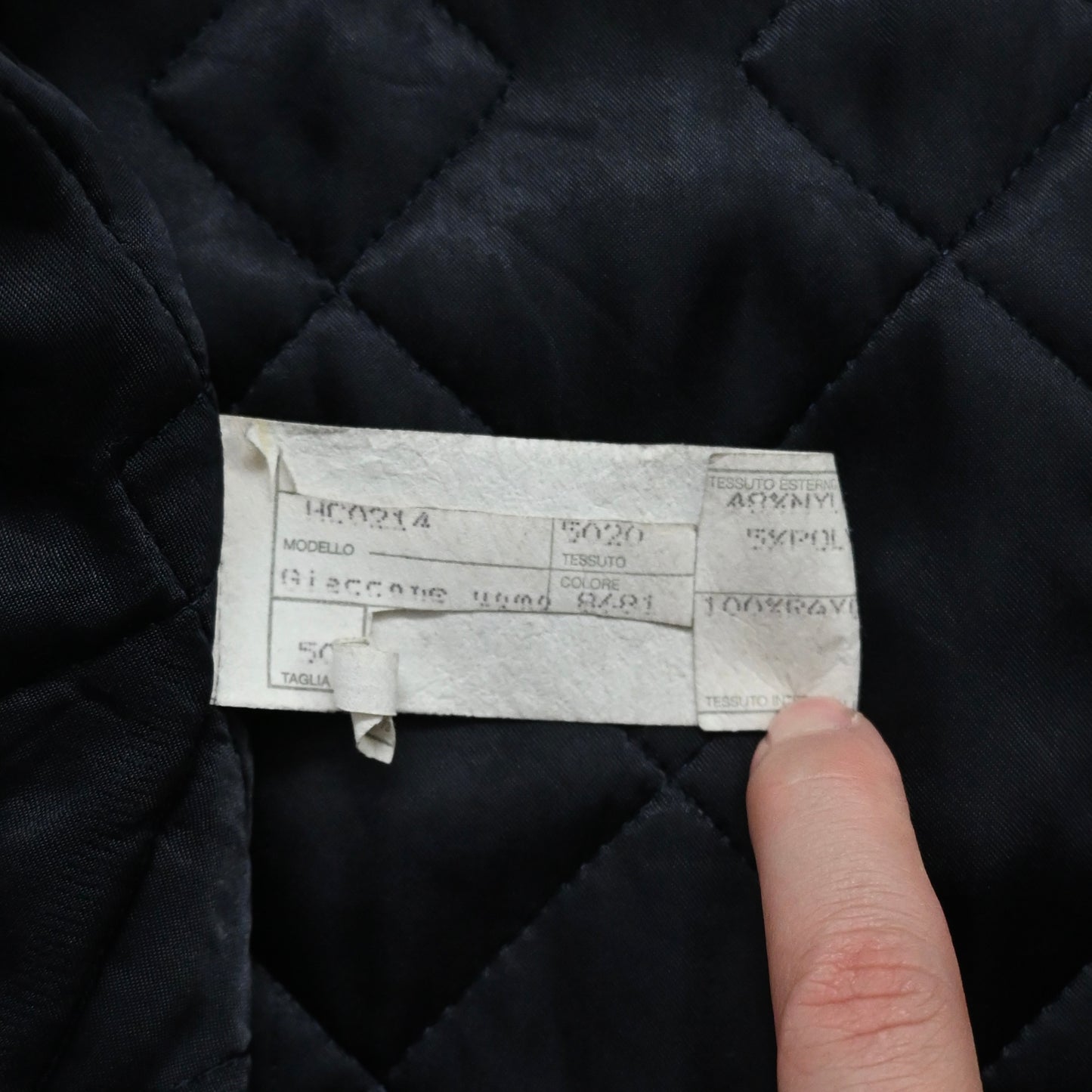 1990s giorgio armani kint docking nylon blouson 50