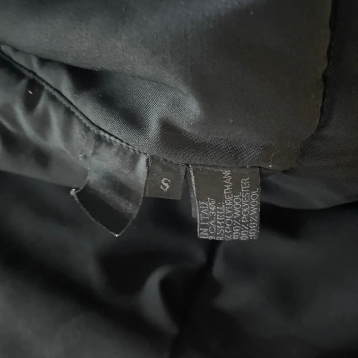 1999aw prada kint docking half coat S