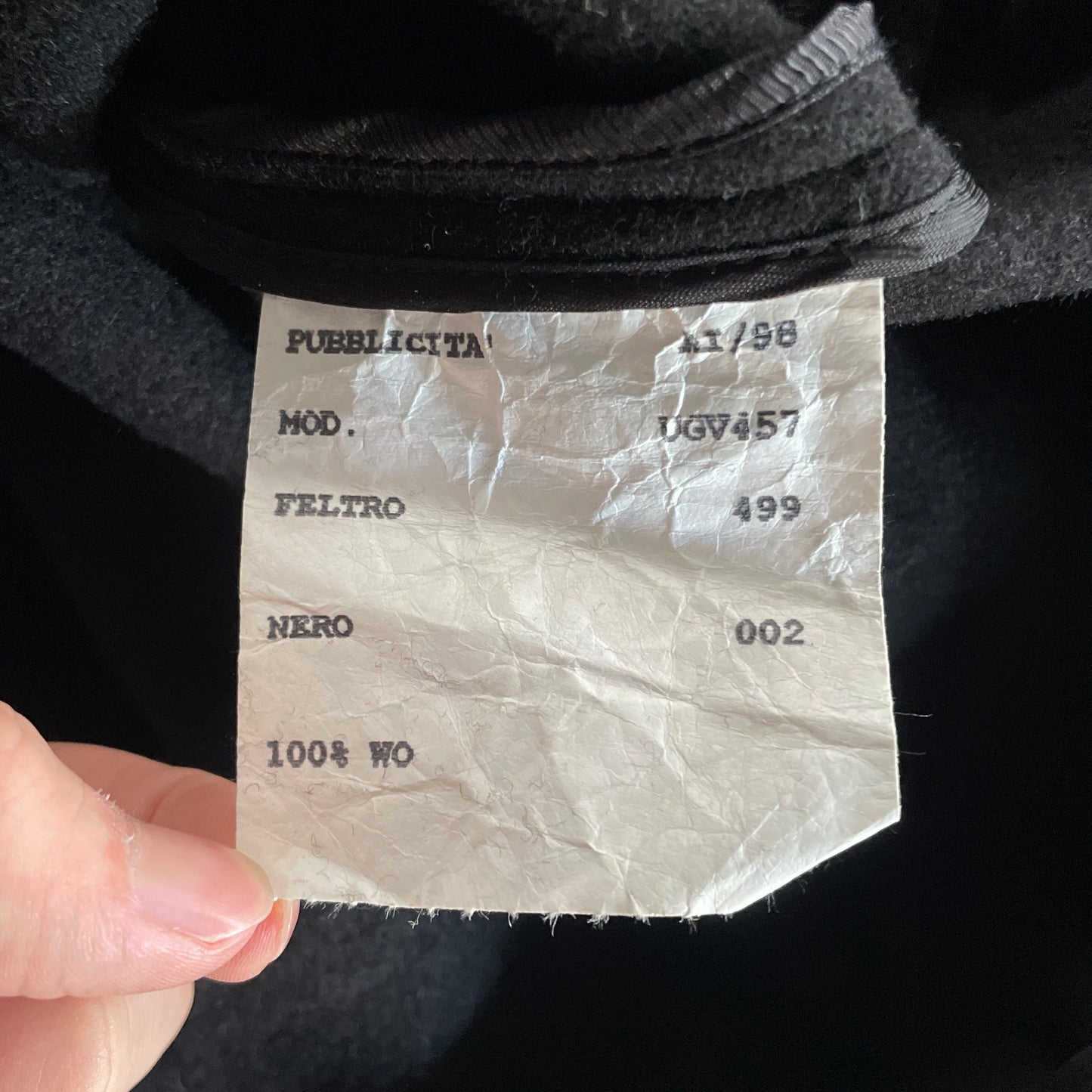 1998aw prada half zip wool blouson M
