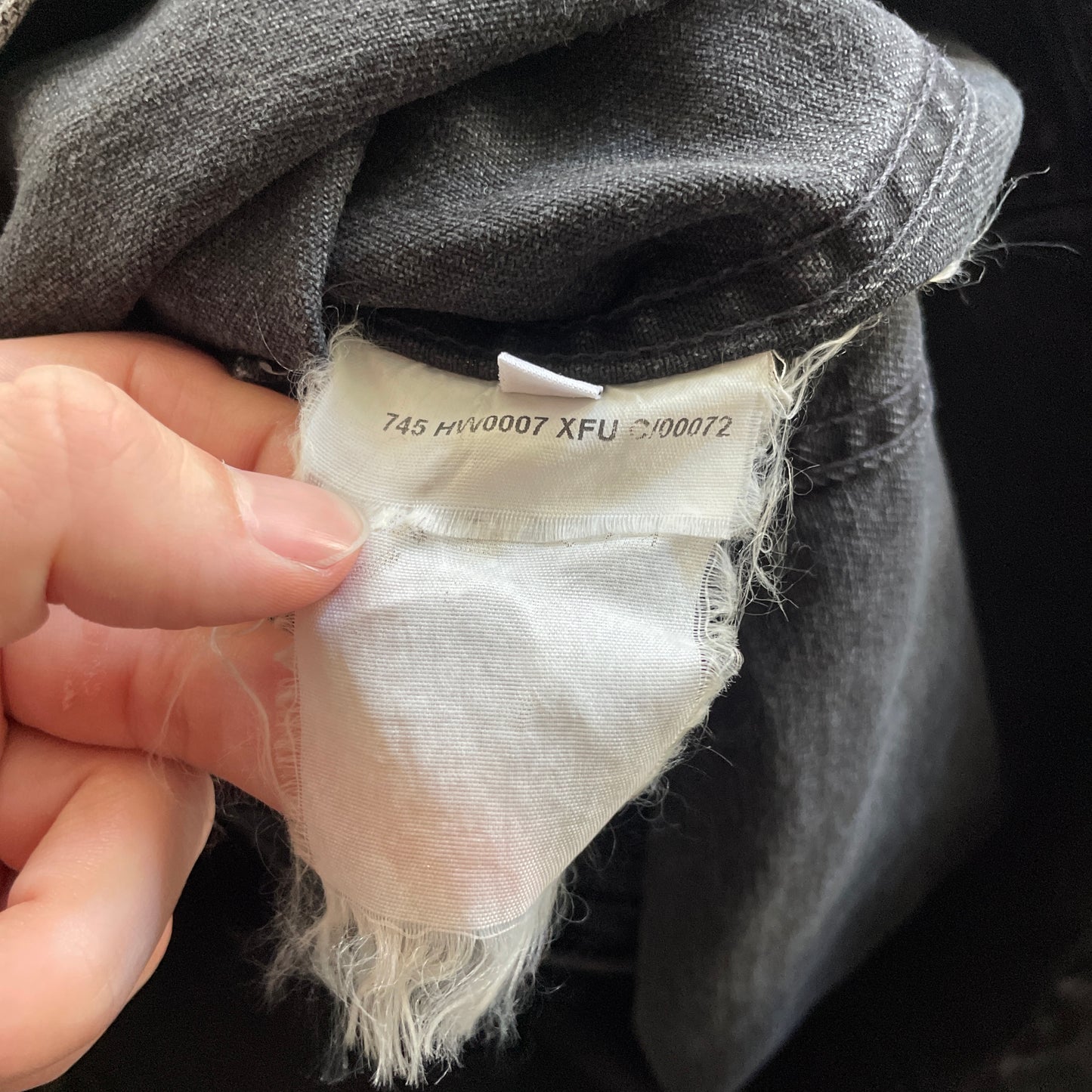 2003ss helmut lang leather sleeve denim jacket 50