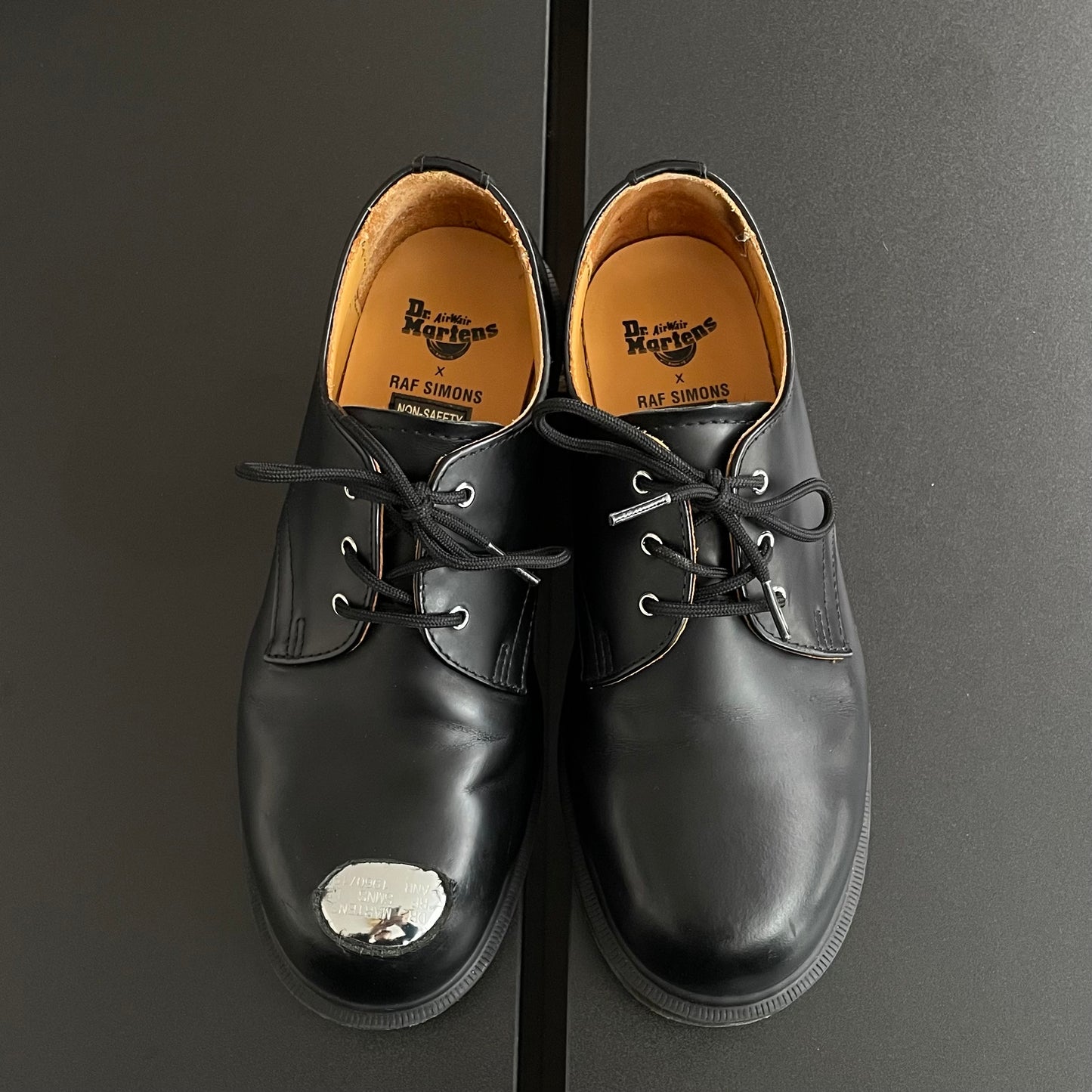 2019aw raf simons Dr. Martens Exposed Steel Toe Shoes 41