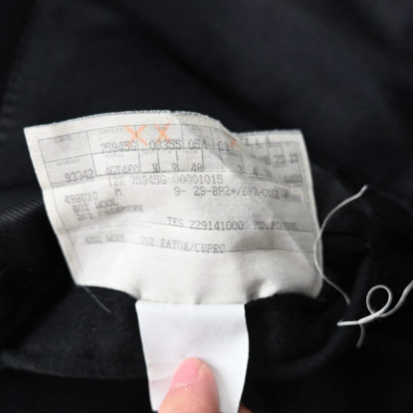 2002aw gucci wool double breasted coat 48 by Tom ford