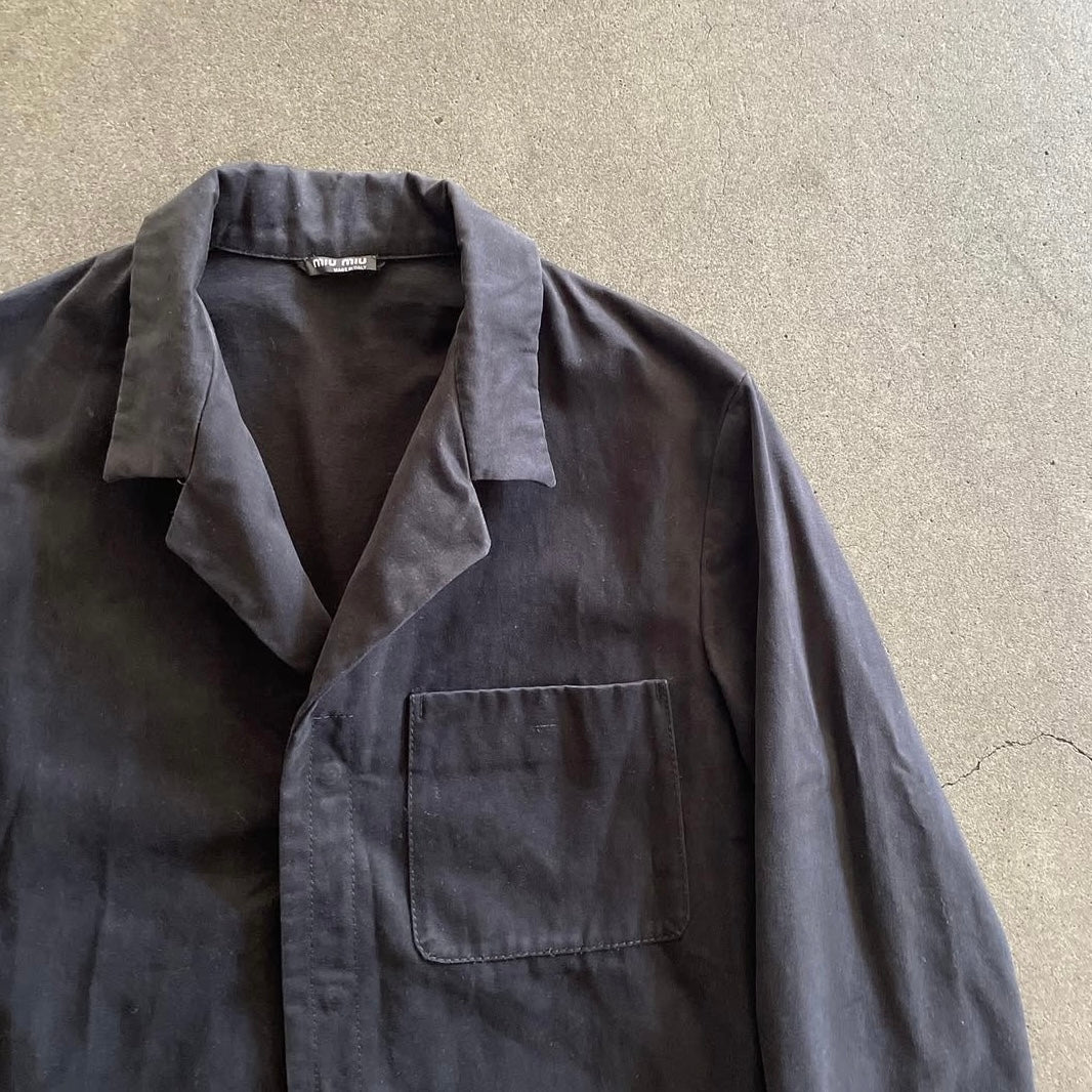 2000s miu miu boy's cotton blouson 46