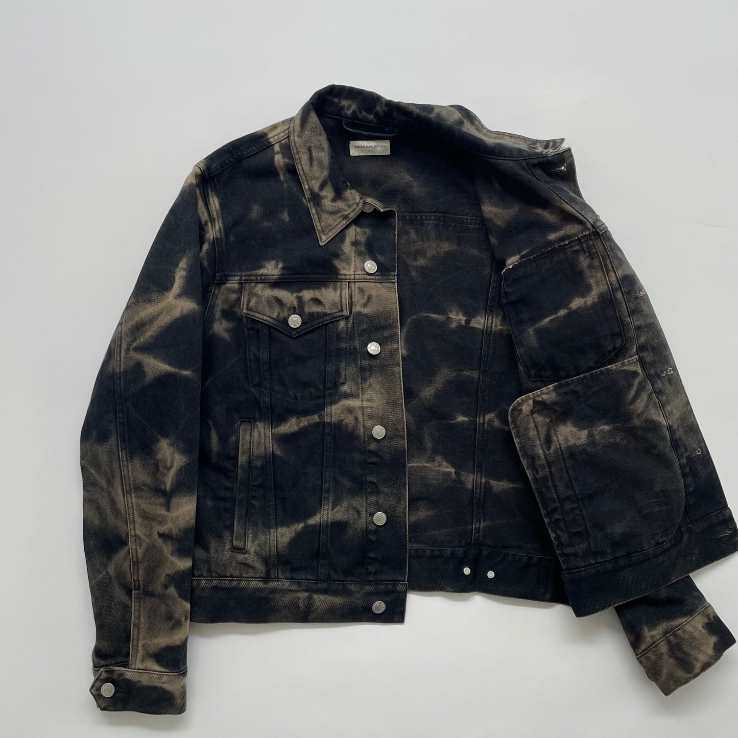 2022ss dries van noten breached denim jacket L