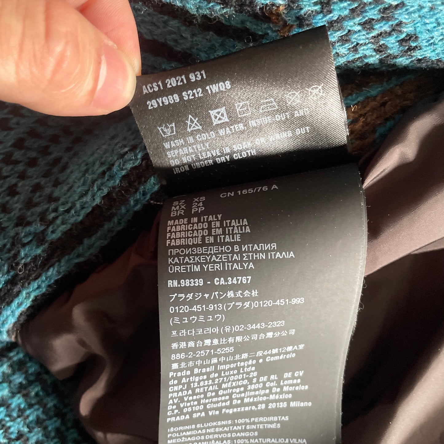 2021aw prada re nylon bomber jacket XS by raf simons