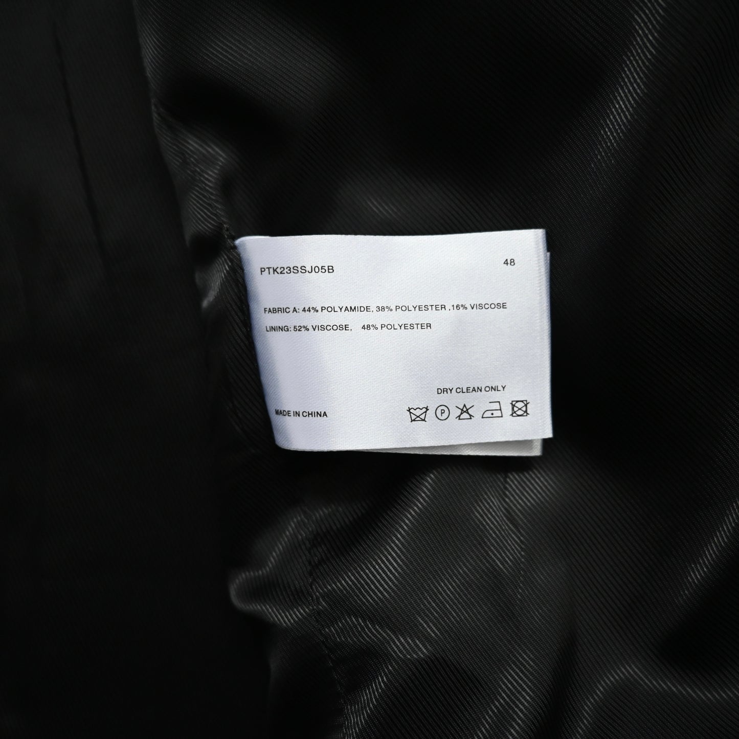 2023aw pet tree kor textured pattern polamide jacket 48