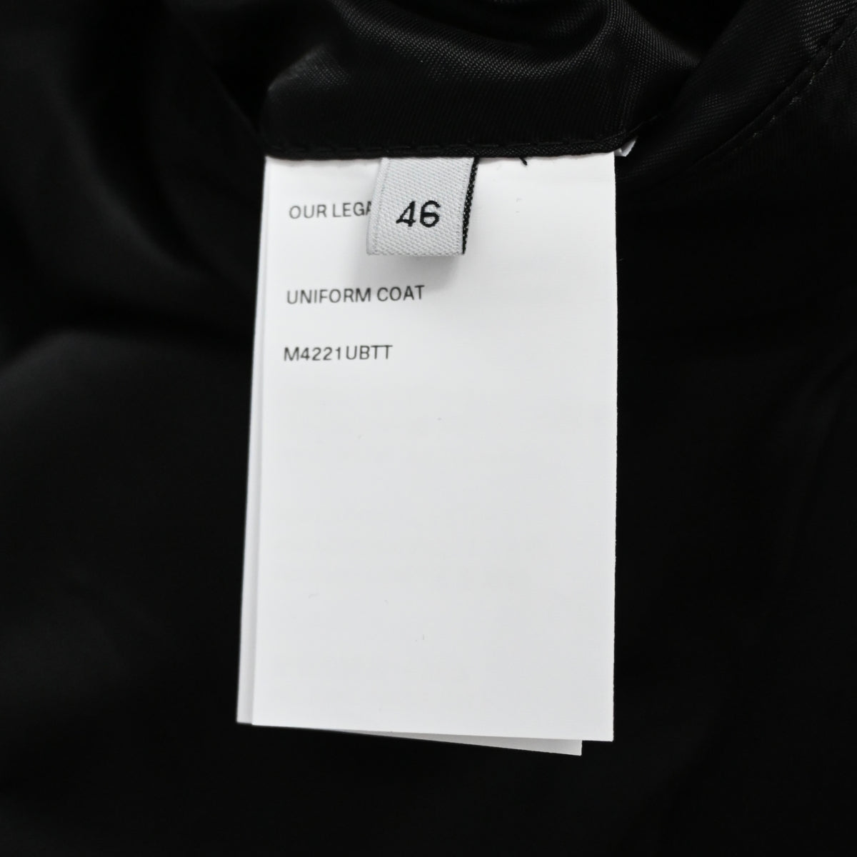 2023aw our legacy wool unifrom coat 46