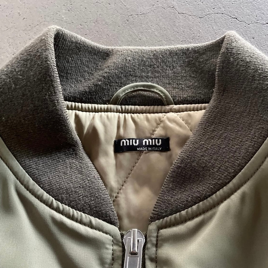 2000s miu miu boy‘s nylon ma-1 jacket M