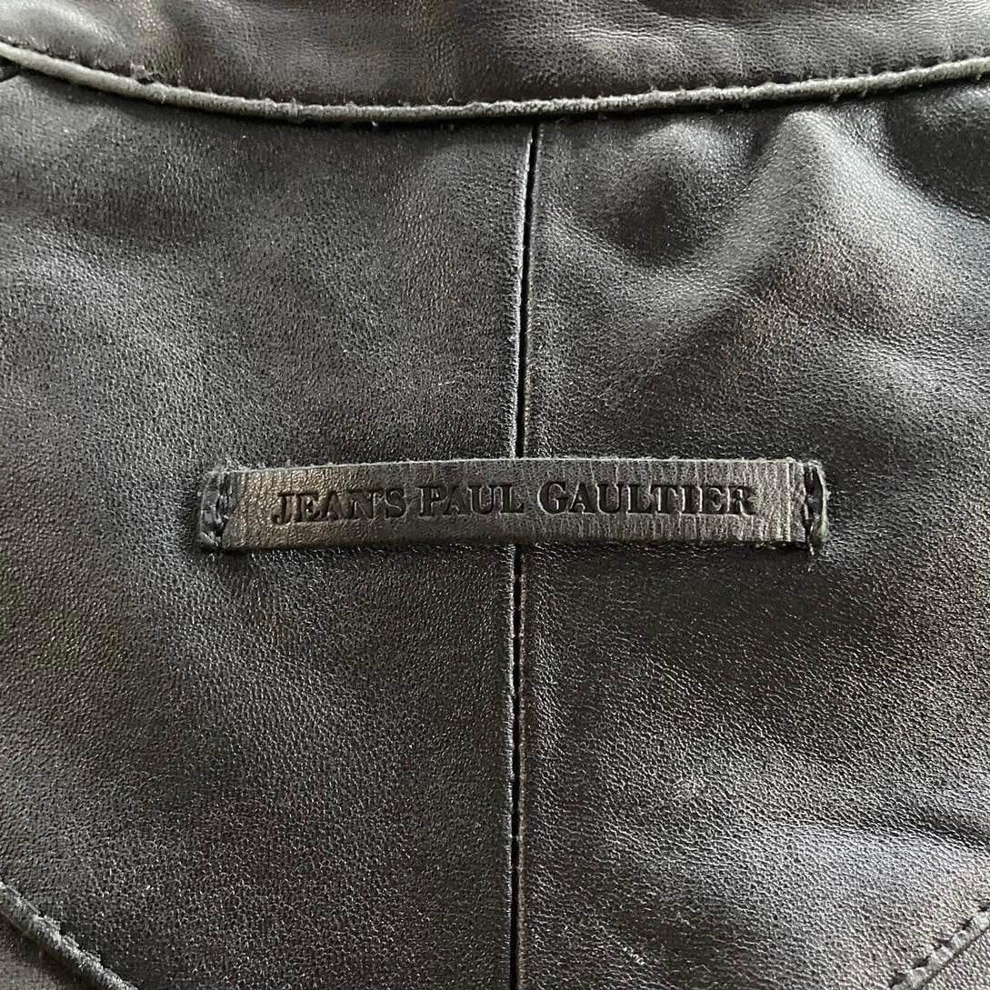 2000s Jean paul gaultier leather jacket
50