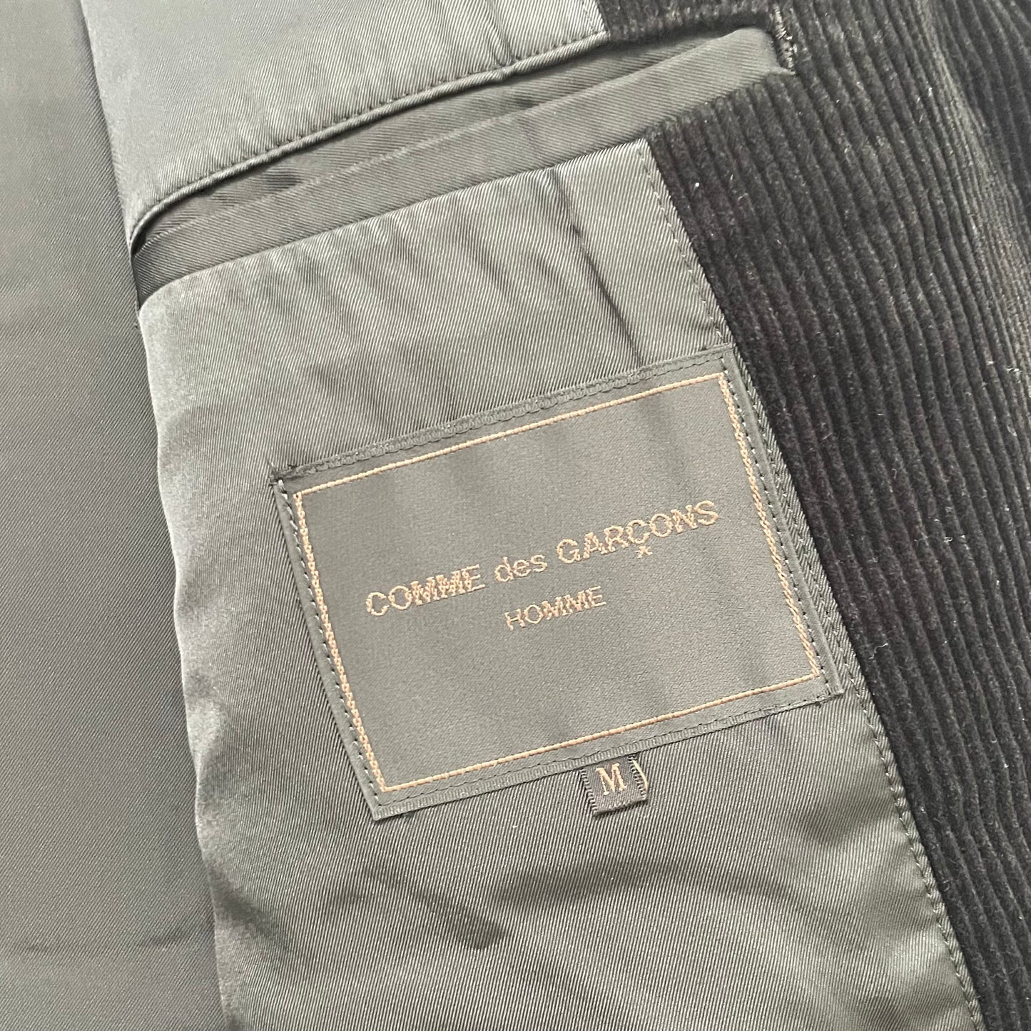 1997aw comme des garcons homme corduroy long coat M