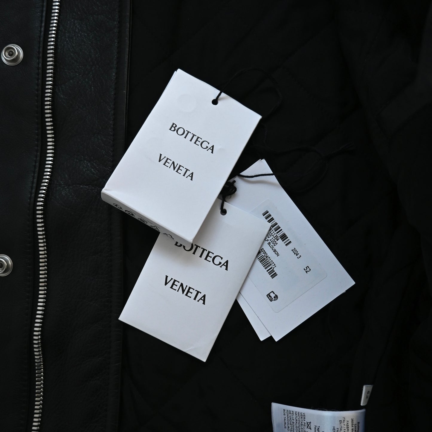 2024aw bottega veneta natural calf leather jacket 52