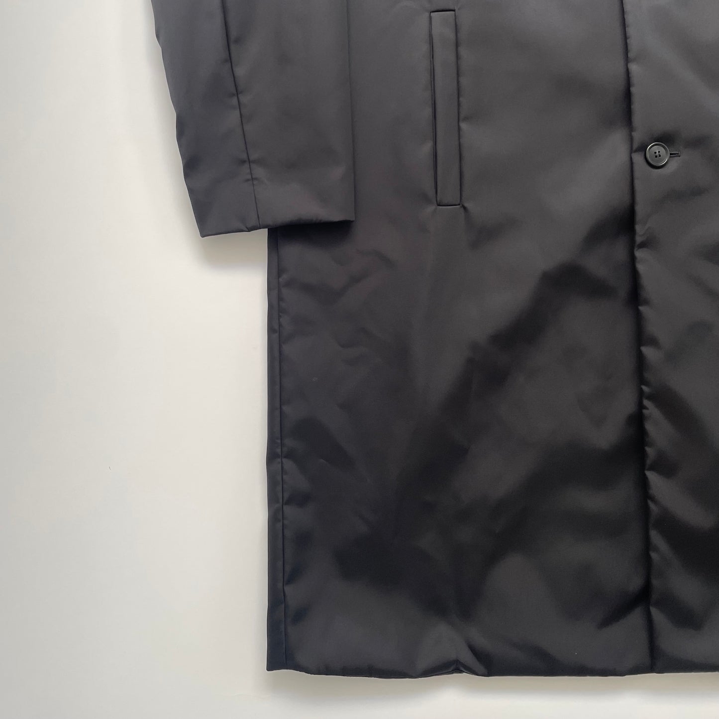2021aw prada spg891 re nylon long coat L by raf simons
