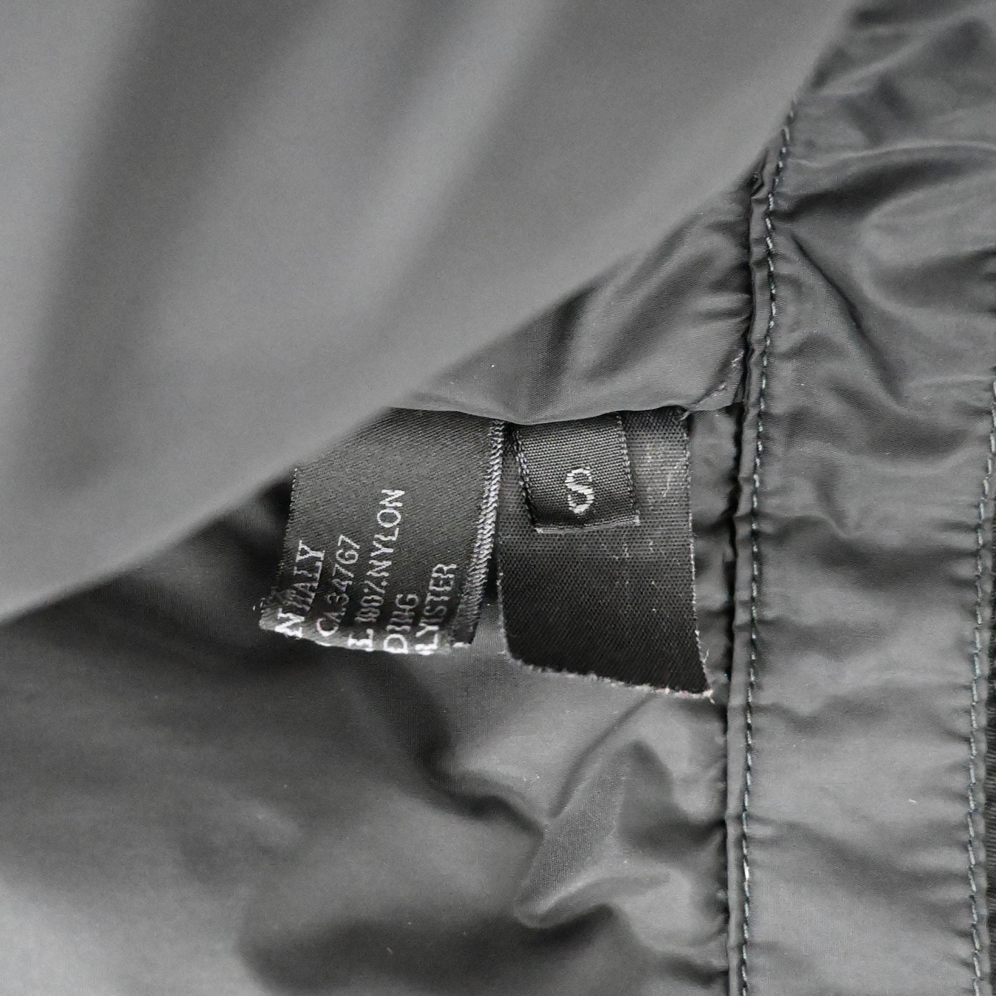 1999aw prada nylon bondage shark coat S