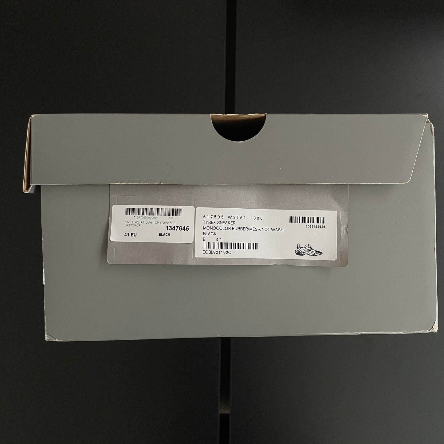 2020ss balenciaga tyrex low sneaker 41