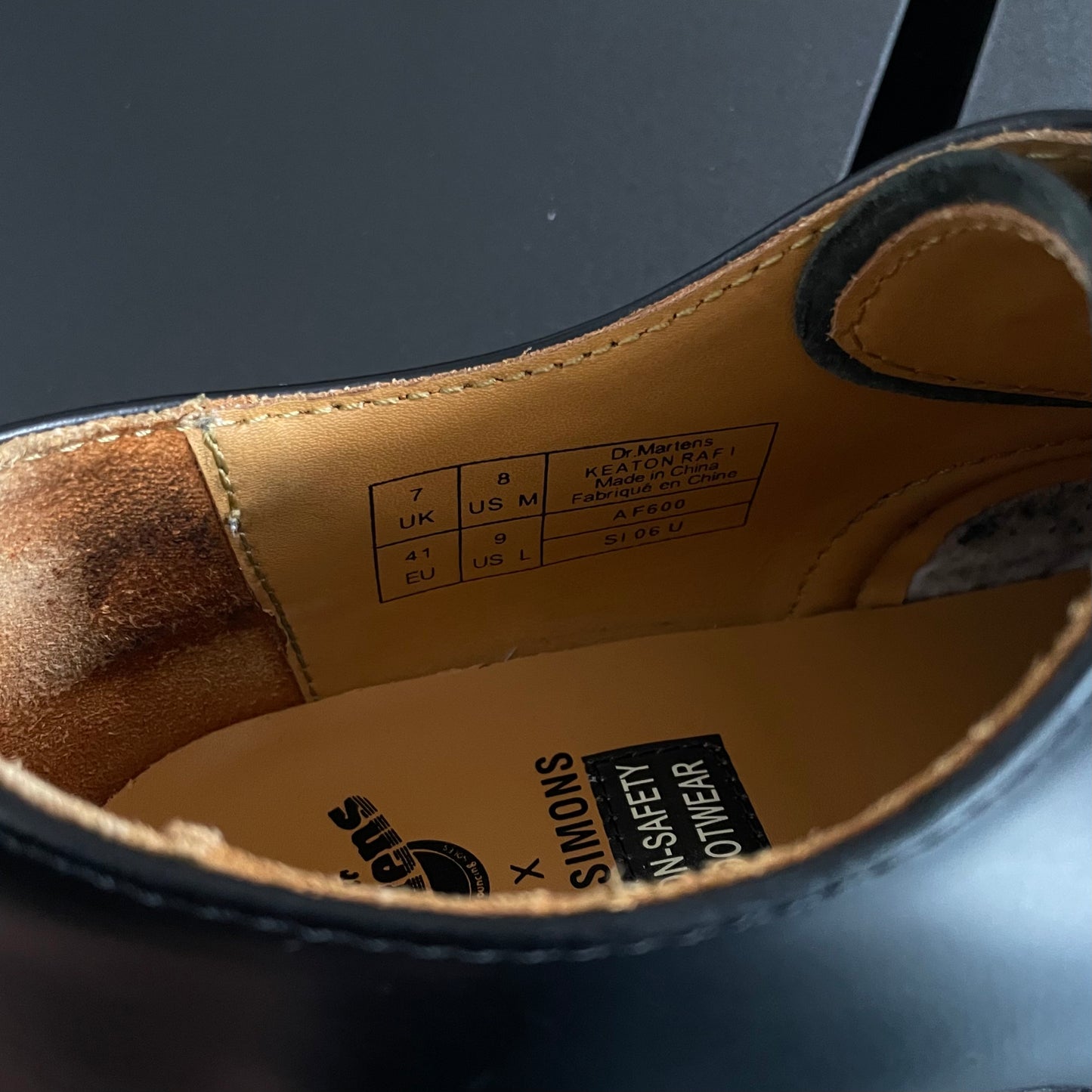 2019aw raf simons Dr. Martens Exposed Steel Toe Shoes 41