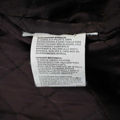 1990s giorgio armani lamb leather flight jacket 54