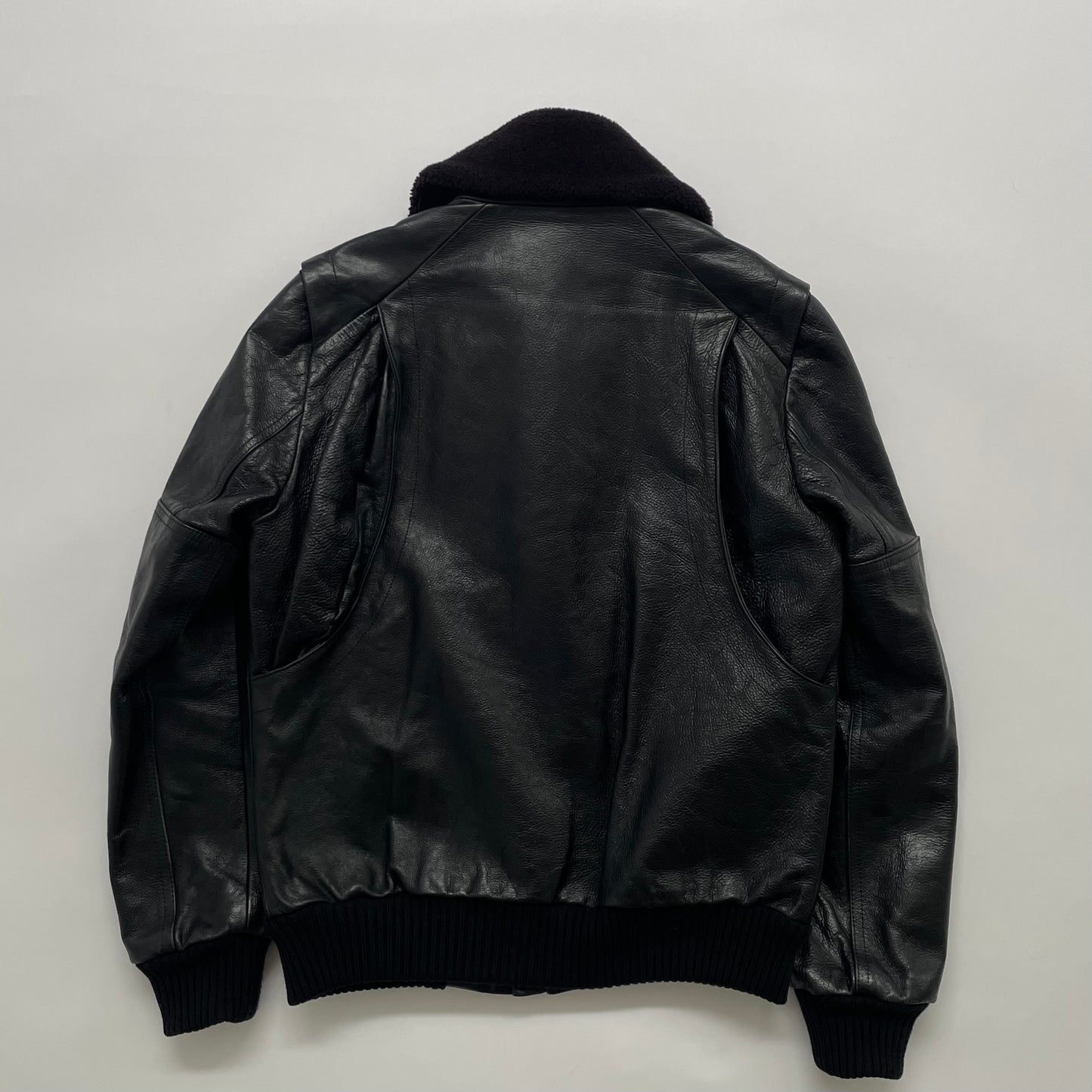 2003aw veronique branquinho caw leather flight jacket 46
